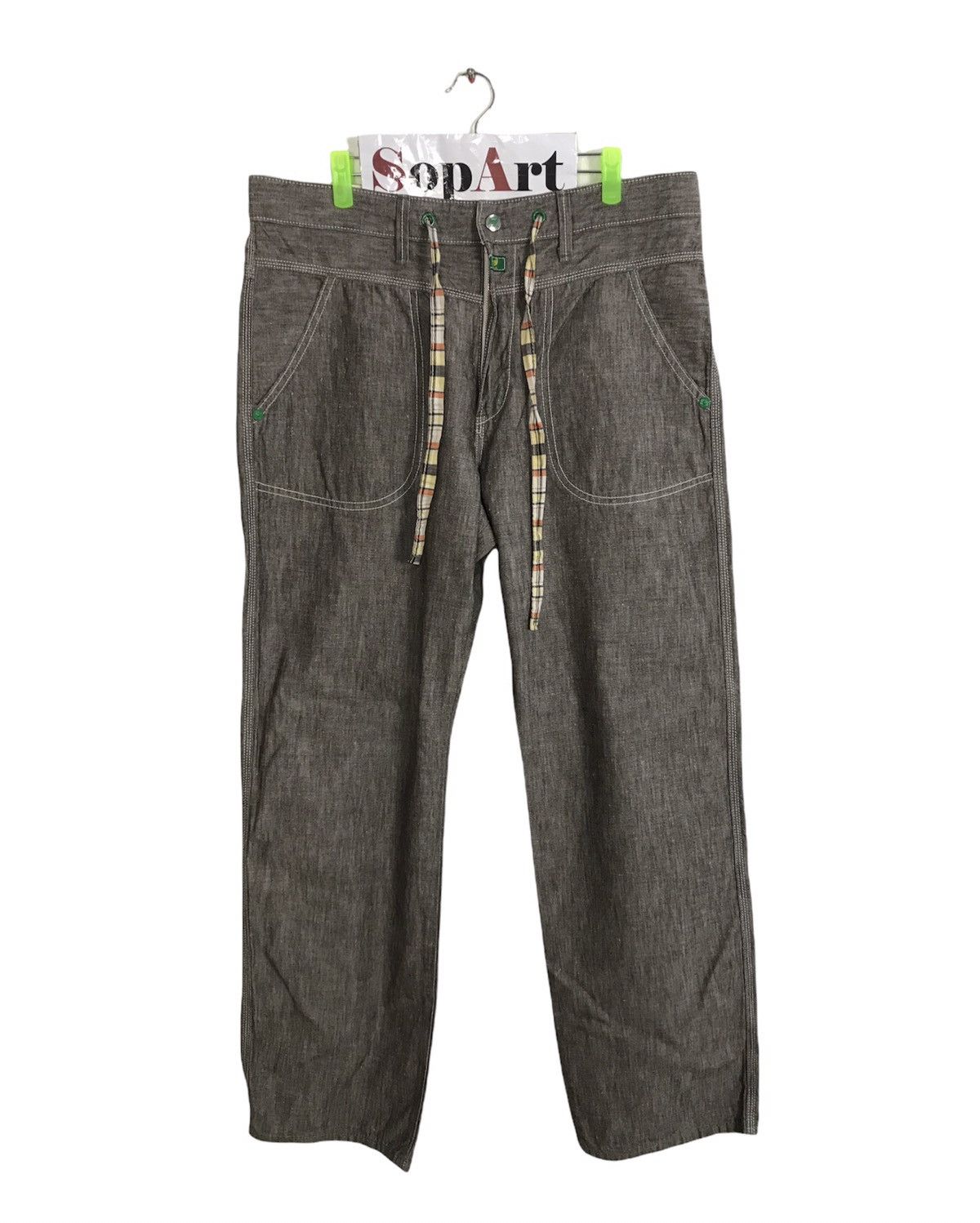 Edwin × Japanese Brand Vintage edwin Casual Pants Design Size US 36 / EU 52 - 1 Thumbnail