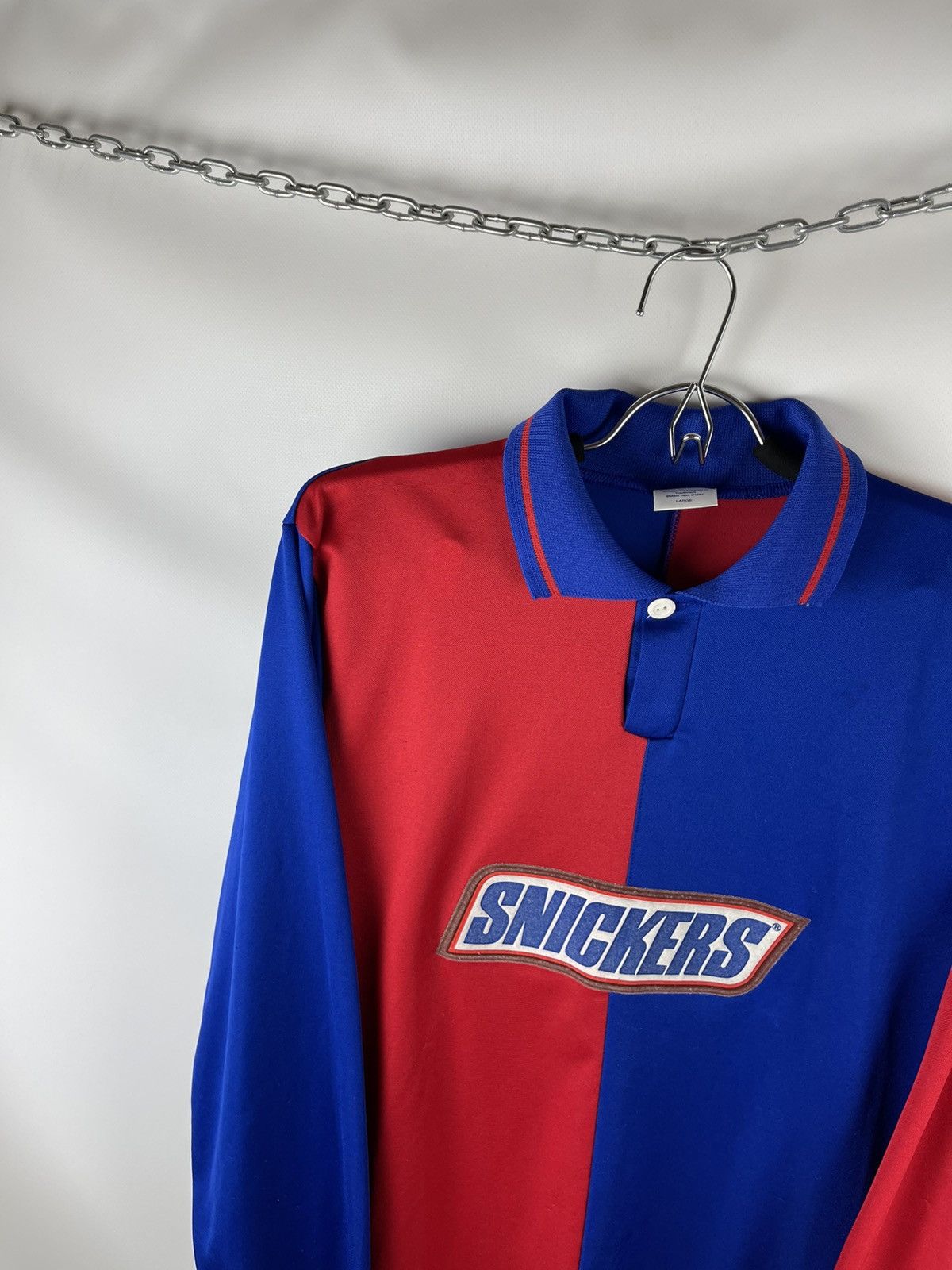 Vintage Snickers vintage 1994 World Cup USA #8 jersey soccer rare Size US L / EU 52-54 / 3 - 2 Thumbnail
