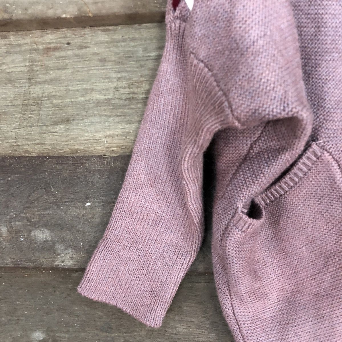 Homespun Knitwear × Japanese Brand Japan knitwear Pink Cardigan #3958 Size M / US 6-8 / IT 42-44 - 6 Thumbnail