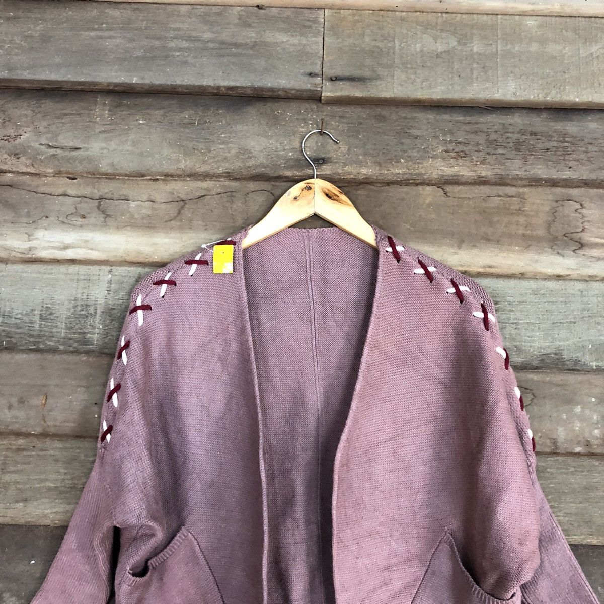 Homespun Knitwear × Japanese Brand Japan knitwear Pink Cardigan #3958 Size M / US 6-8 / IT 42-44 - 9 Thumbnail