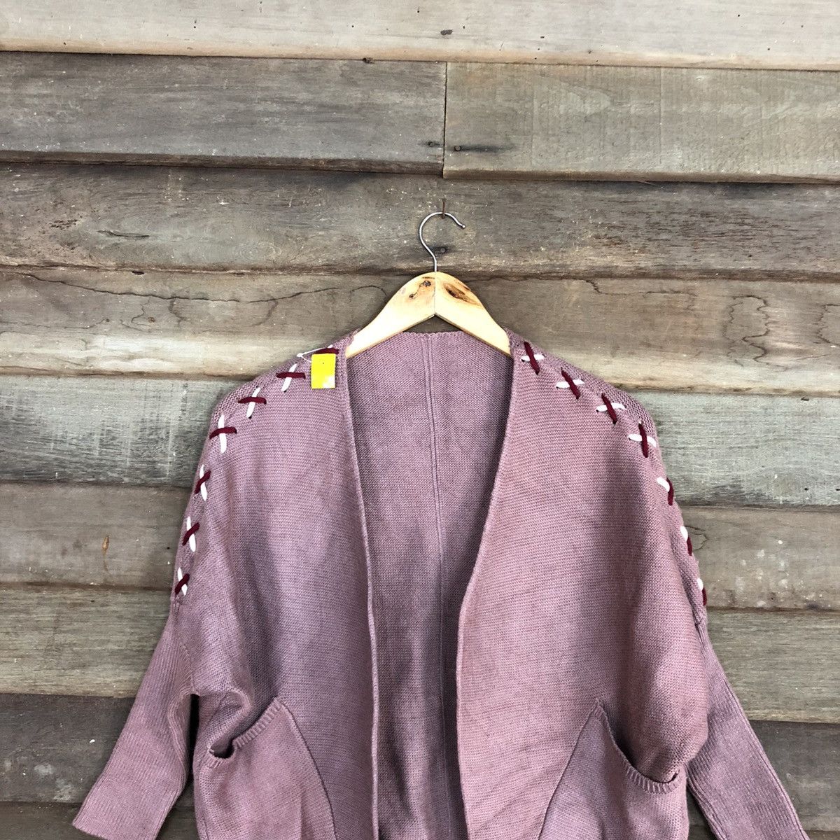 Homespun Knitwear × Japanese Brand Japan knitwear Pink Cardigan #3958 Size M / US 6-8 / IT 42-44 - 2 Thumbnail