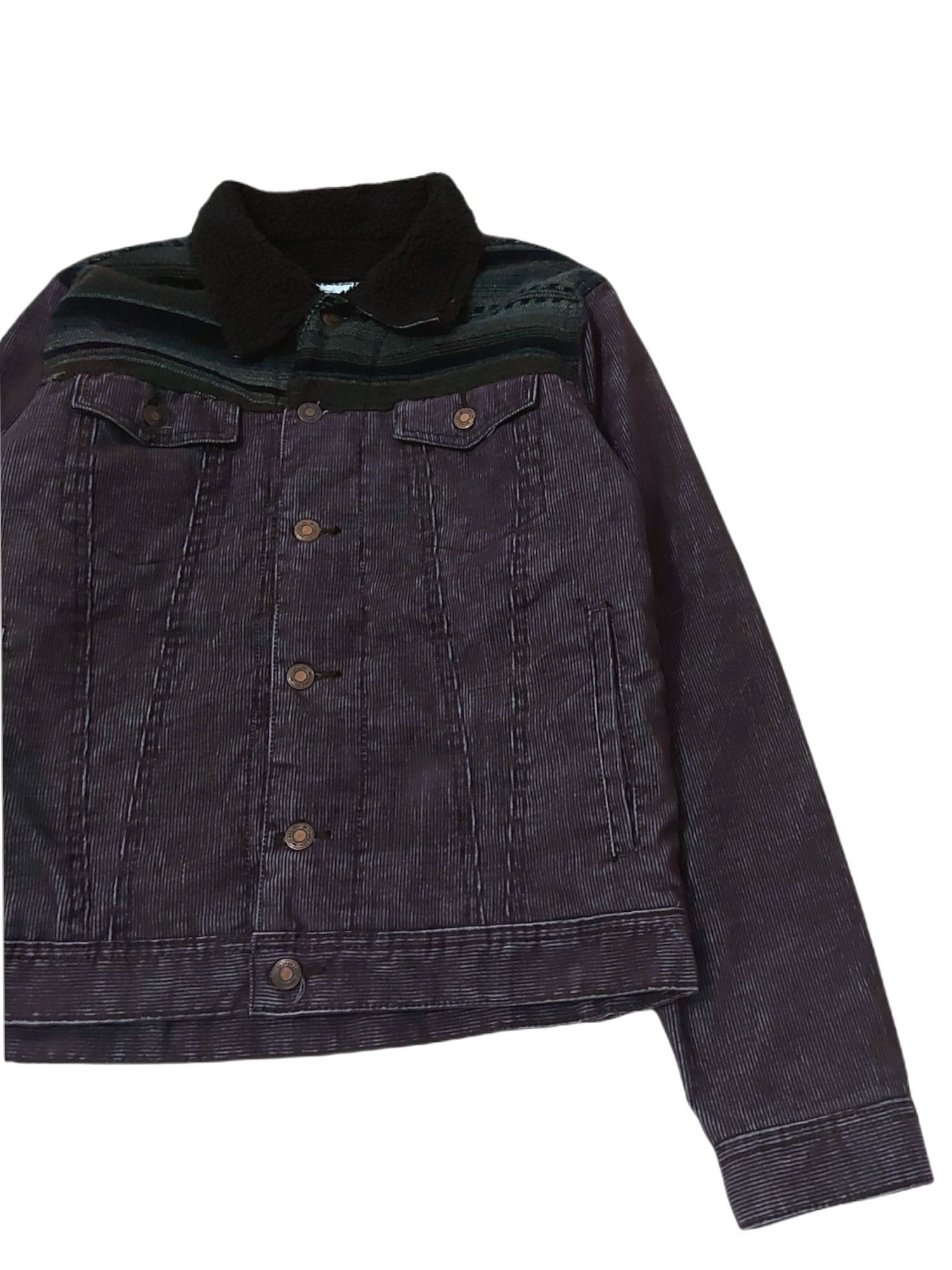 Designer × Japanese Brand RARE! BRTH BREATH JAPAN CORDUROY DENIM SHEARLING JACKET Size US M / EU 48-50 / 2 - 6 Thumbnail