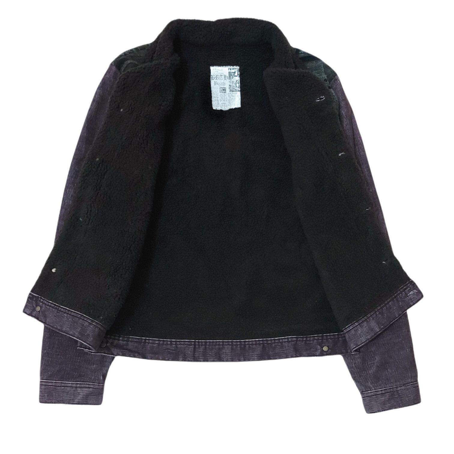 Designer × Japanese Brand RARE! BRTH BREATH JAPAN CORDUROY DENIM SHEARLING JACKET Size US M / EU 48-50 / 2 - 4 Thumbnail