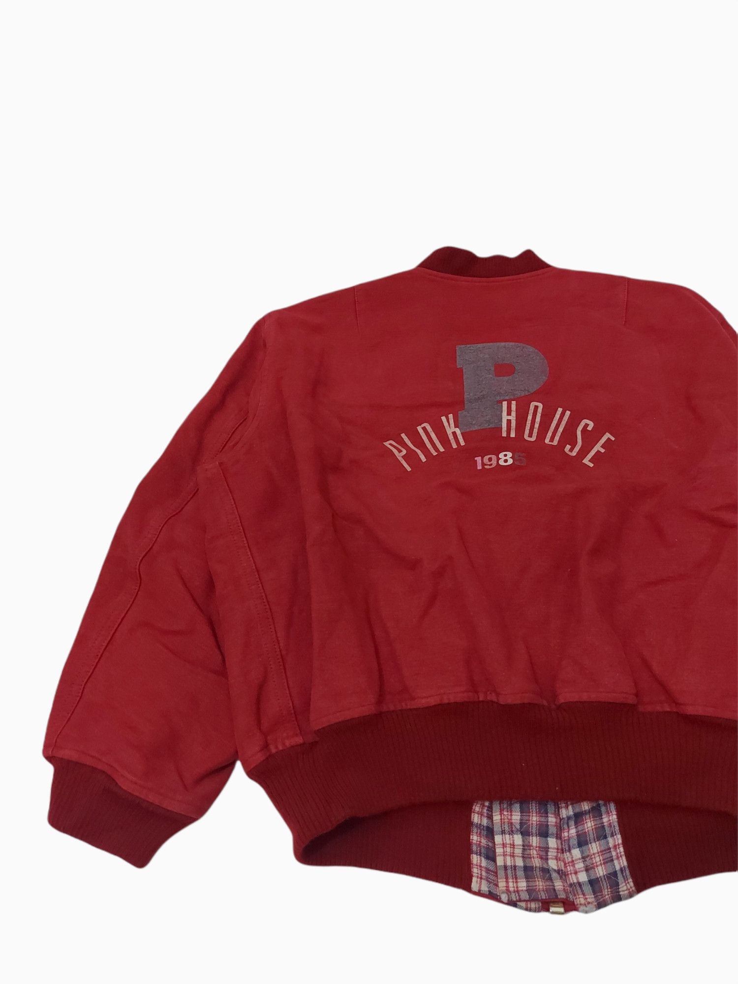 Japanese Brand × Karl Helmut × Pink House RARE! VTG 80s PINK HOUSE KARL HELMUT BOMBER JACKET Size US M / EU 48-50 / 2 - 5 Thumbnail