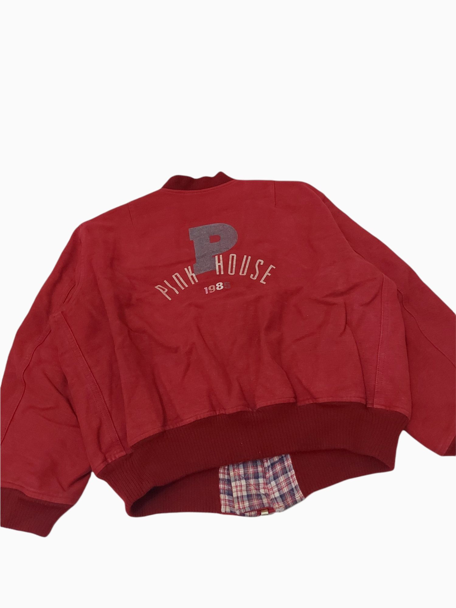 Japanese Brand × Karl Helmut × Pink House RARE! VTG 80s PINK HOUSE KARL HELMUT BOMBER JACKET Size US M / EU 48-50 / 2 - 6 Thumbnail