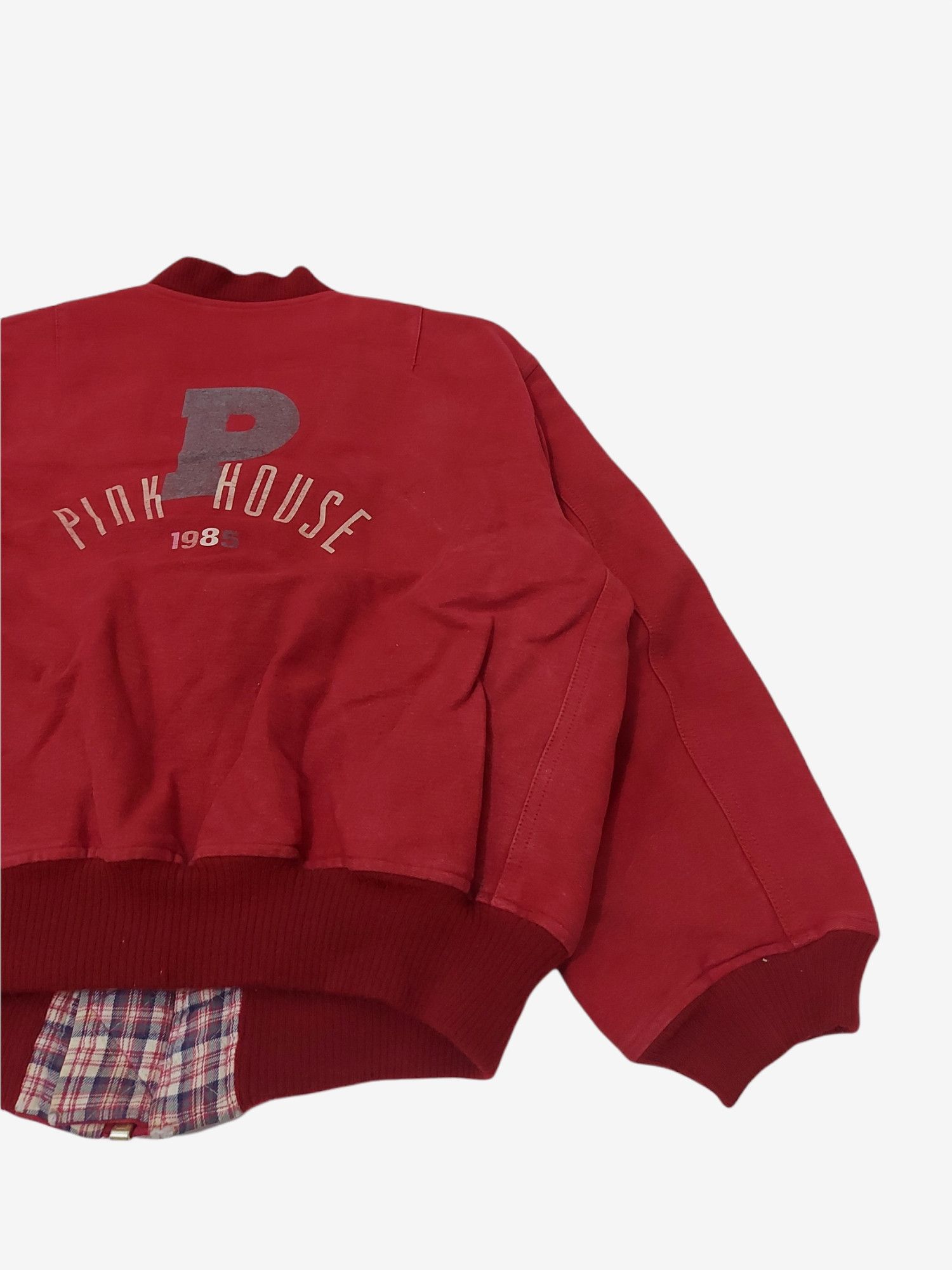 Japanese Brand × Karl Helmut × Pink House RARE! VTG 80s PINK HOUSE KARL HELMUT BOMBER JACKET Size US M / EU 48-50 / 2 - 4 Thumbnail