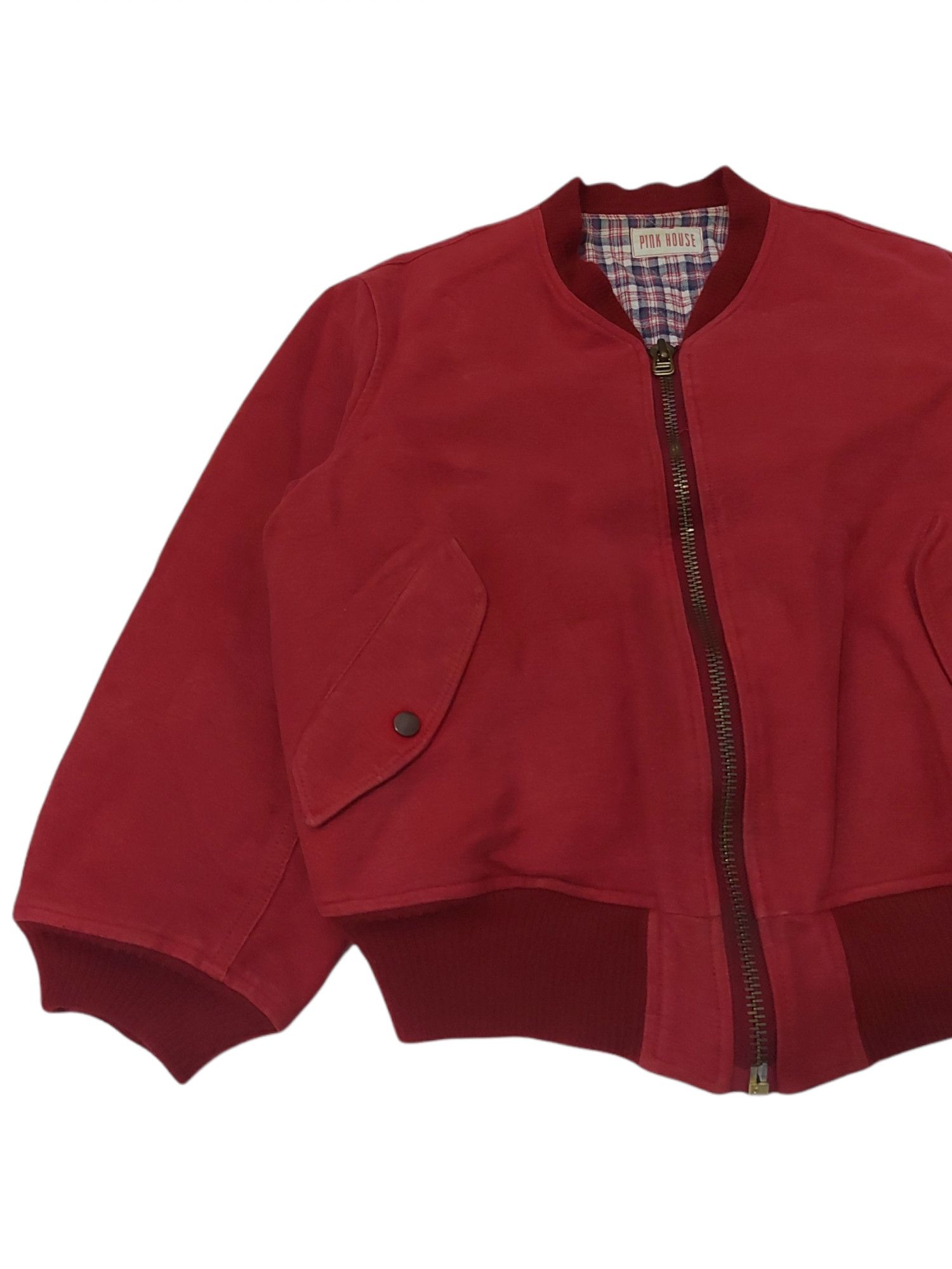 Japanese Brand × Karl Helmut × Pink House RARE! VTG 80s PINK HOUSE KARL HELMUT BOMBER JACKET Size US M / EU 48-50 / 2 - 9 Thumbnail