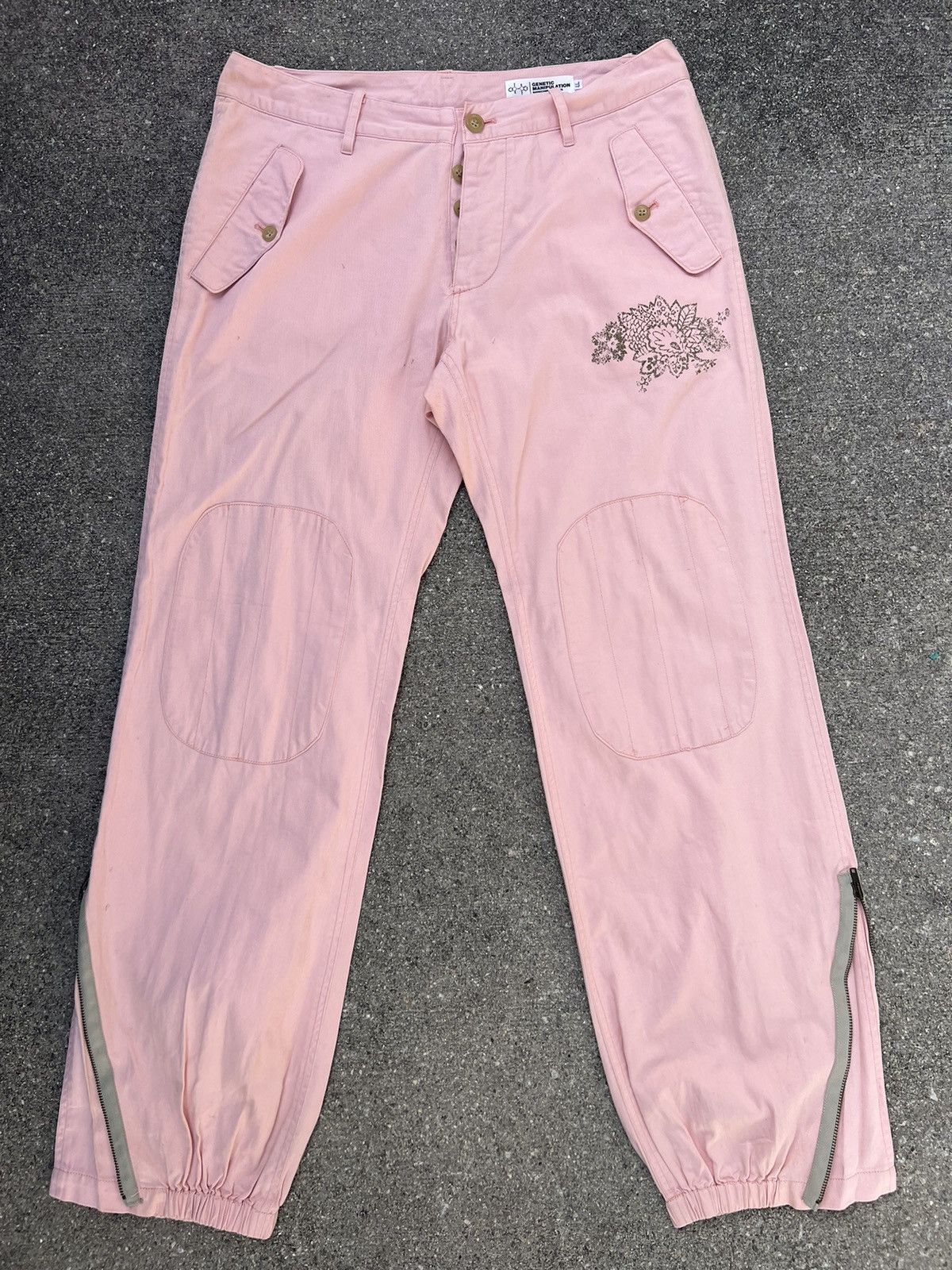 Vintage Vintage Genetic Manipulation Japan Knee Patch Trouser Pant Size US 32 / EU 48 - 1 Thumbnail