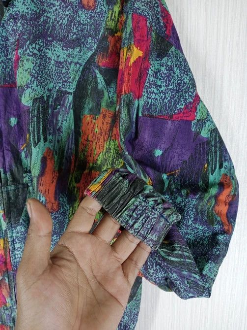 Adidas Made in Japan Vintage Adidas Art Abstract Hoodie Jacket Size US L / EU 52-54 / 3 - 14 Thumbnail