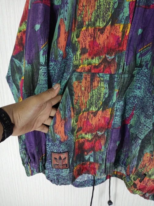 Adidas Made in Japan Vintage Adidas Art Abstract Hoodie Jacket Size US L / EU 52-54 / 3 - 3 Thumbnail