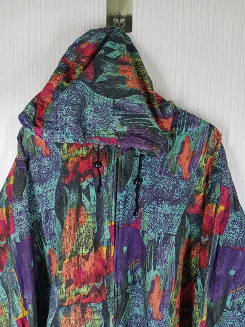 Adidas Made in Japan Vintage Adidas Art Abstract Hoodie Jacket Size US L / EU 52-54 / 3 - 6 Thumbnail