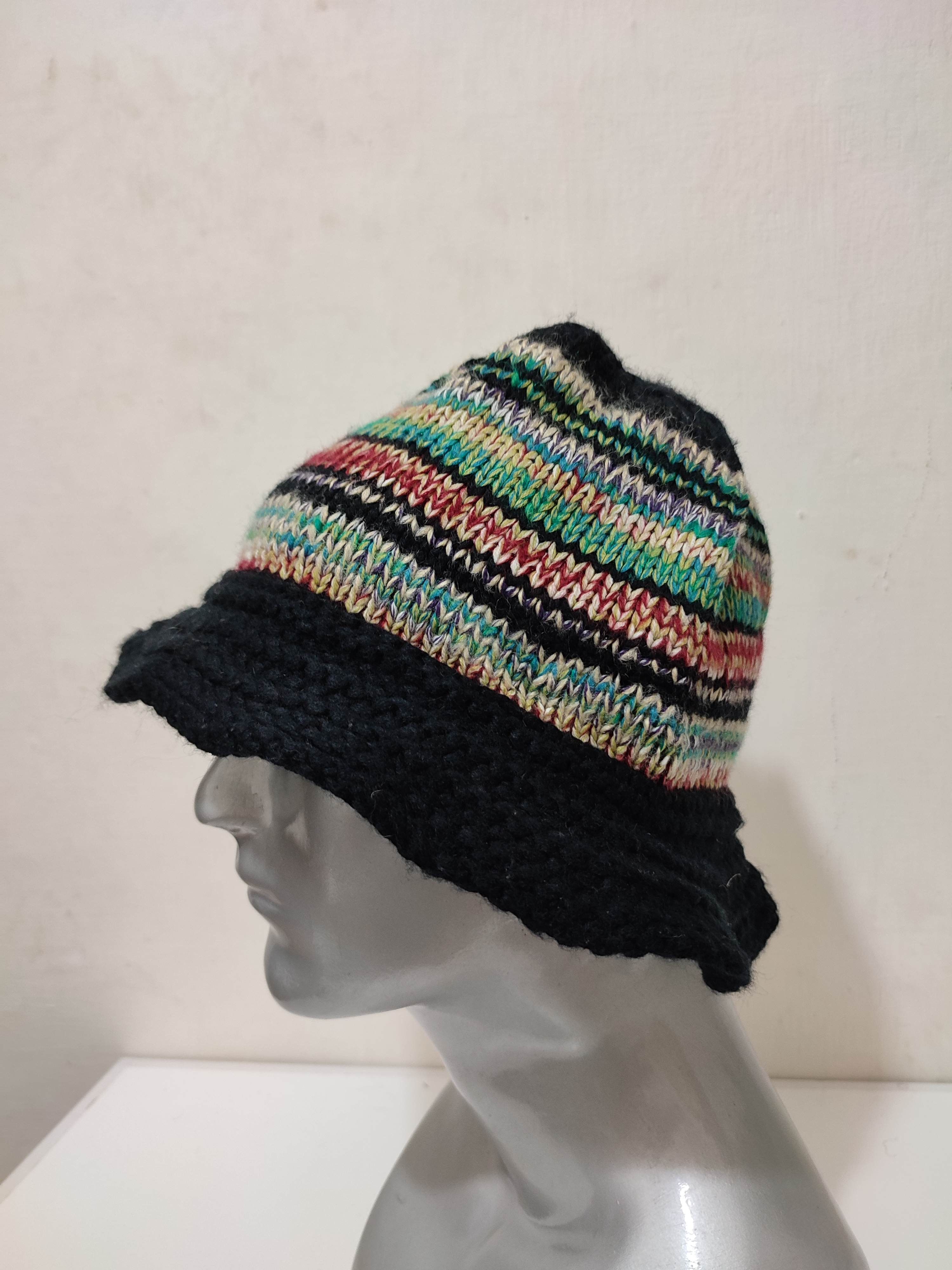 Other 🔥Unknown Japanese Bucket Hats Nice Design Stripe Colour Size ONE SIZE - 4 Thumbnail