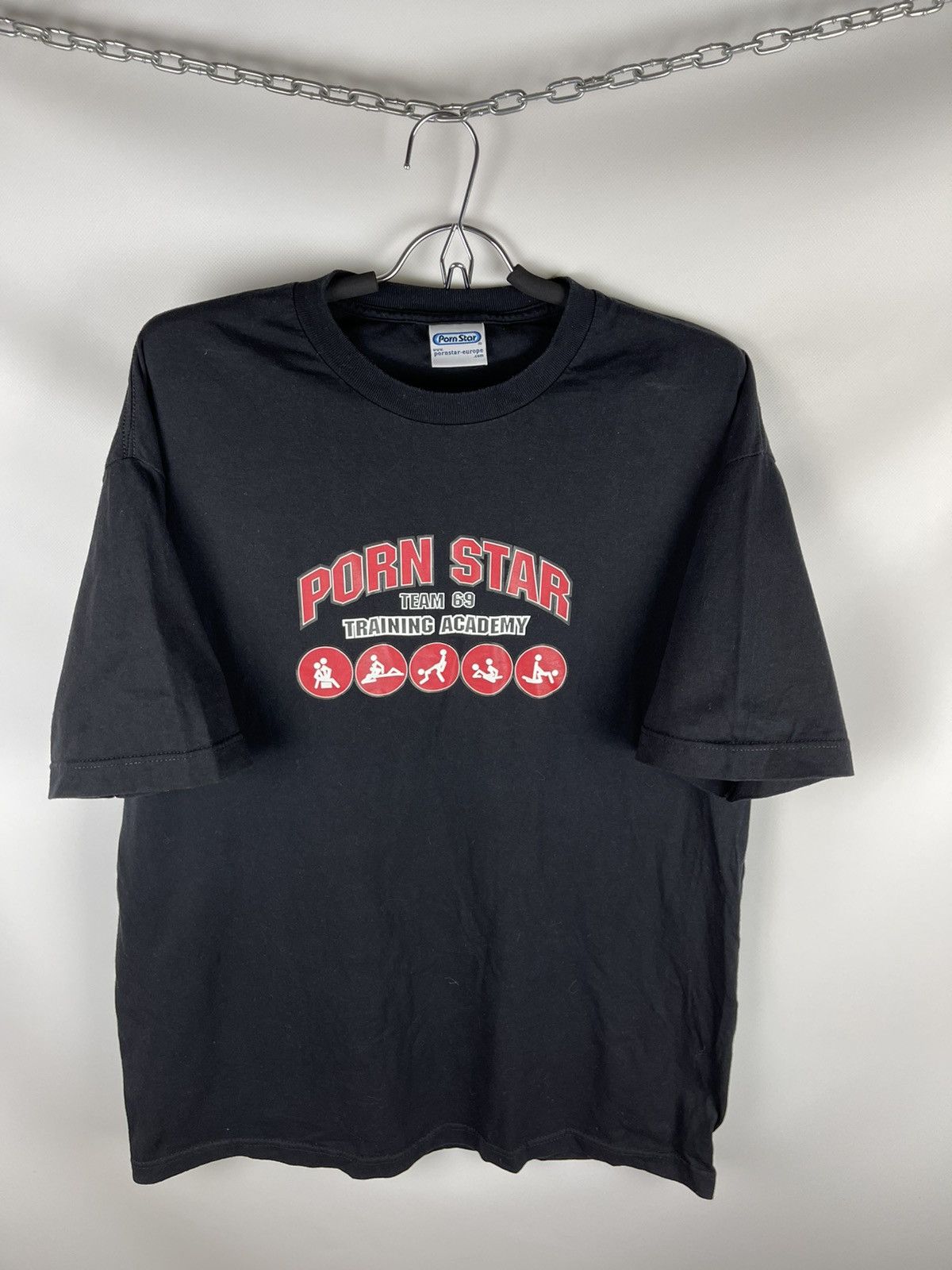 Vintage Pornstar vintage team 69 training academy made in USA tee Size US XL / EU 56 / 4 - 4 Thumbnail