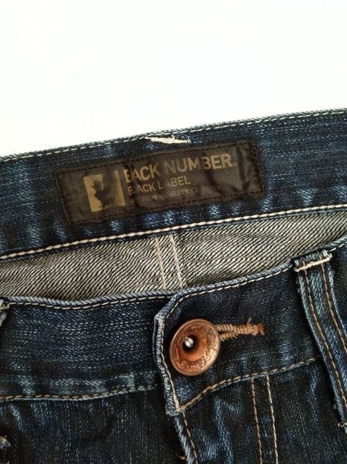 Japanese Brand vintage faded japanese denim distressed and repaired jeans Size US 30 / EU 46 - 6 Thumbnail