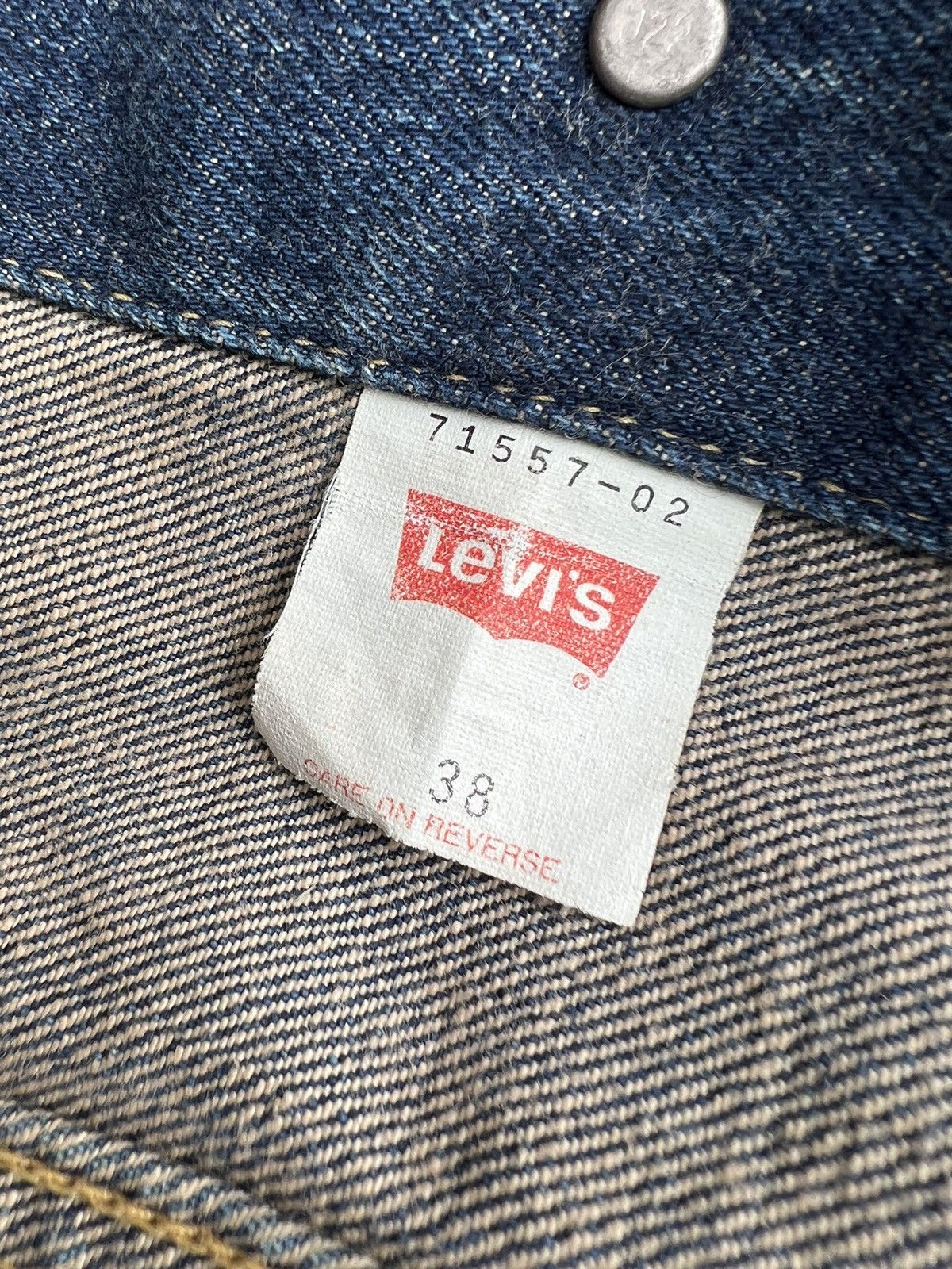Levi's Vintage Clothing Vintage 1995 LVC Levi’s 557 Big E Denim Trucker Jacket Size US M / EU 48-50 / 2 - 18 Thumbnail