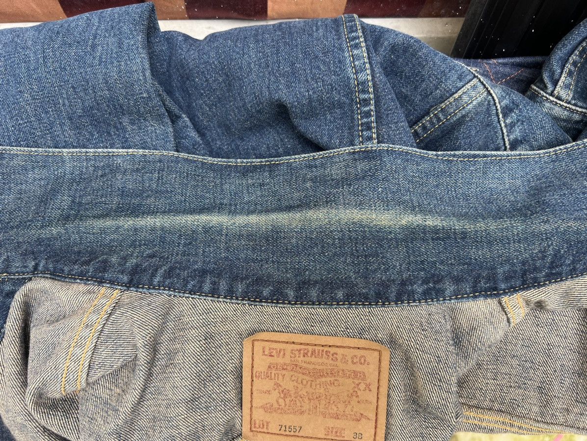 Levi's Vintage Clothing Vintage 1995 LVC Levi’s 557 Big E Denim Trucker Jacket Size US M / EU 48-50 / 2 - 16 Thumbnail