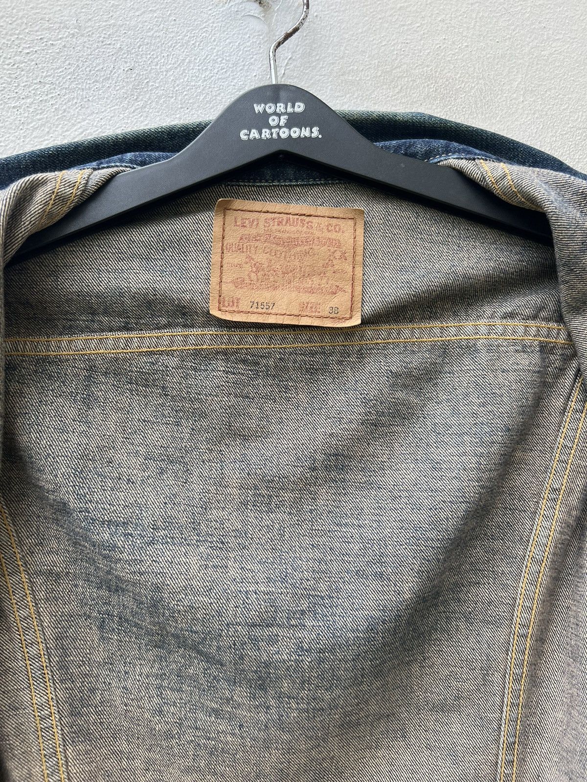 Levi's Vintage Clothing Vintage 1995 LVC Levi’s 557 Big E Denim Trucker Jacket Size US M / EU 48-50 / 2 - 14 Thumbnail