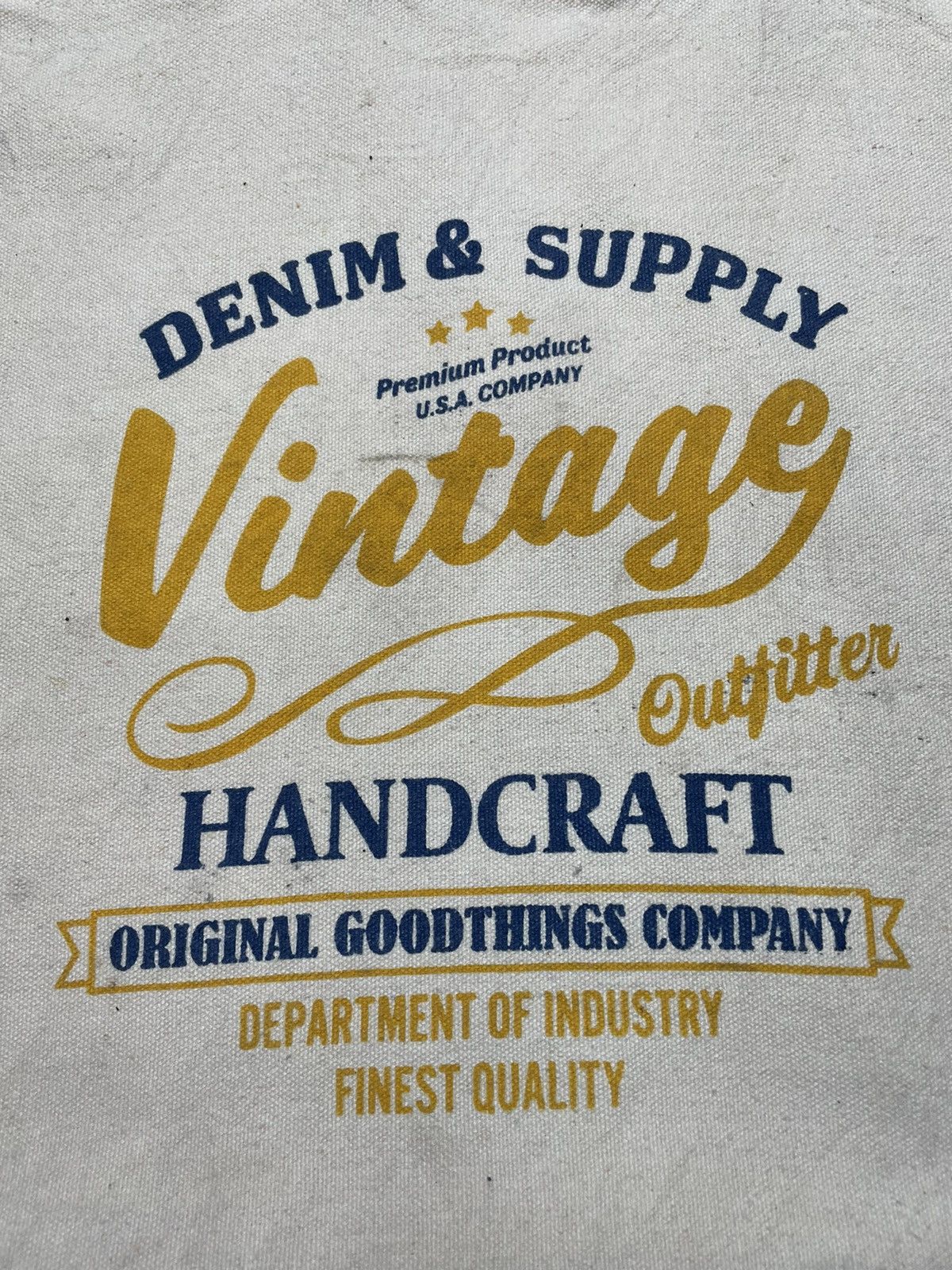 Vintage Denim Vintage tote Bag Size ONE SIZE - 5 Thumbnail