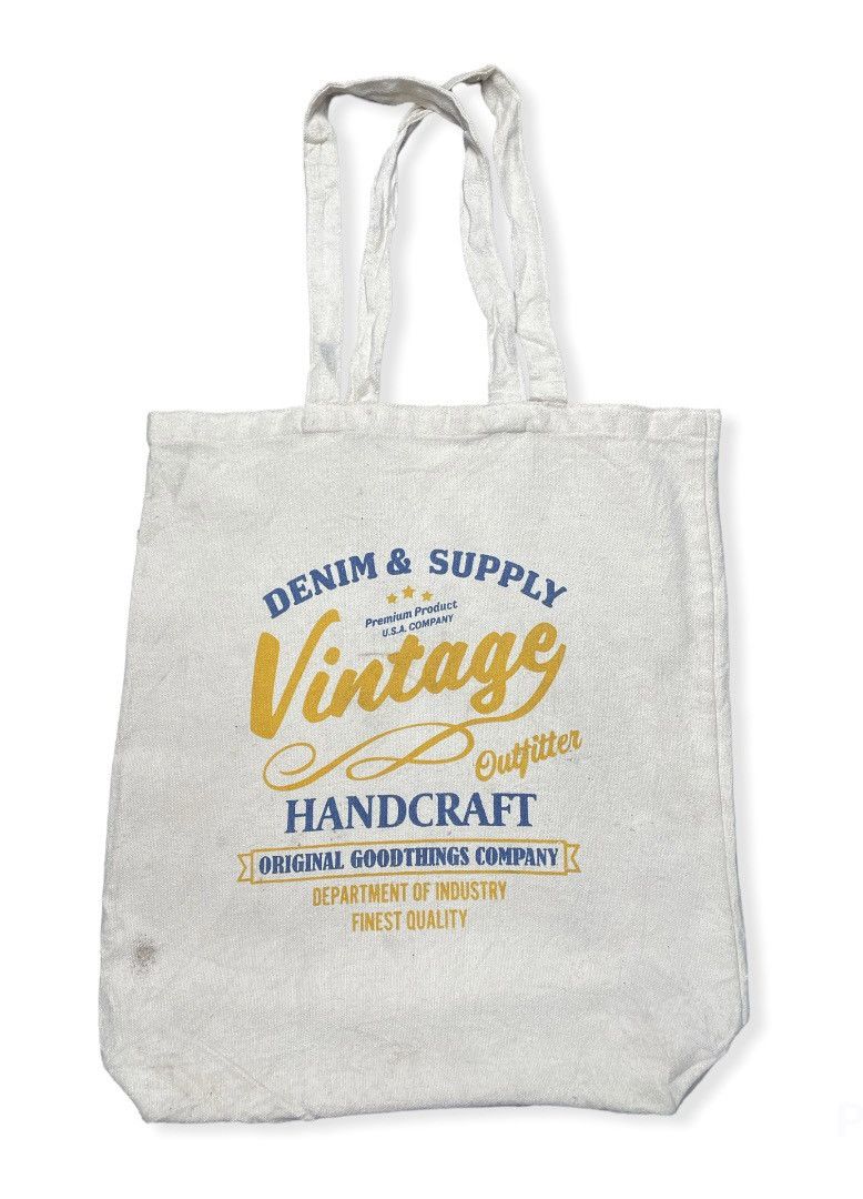 Vintage Denim Vintage tote Bag Size ONE SIZE - 1 Thumbnail