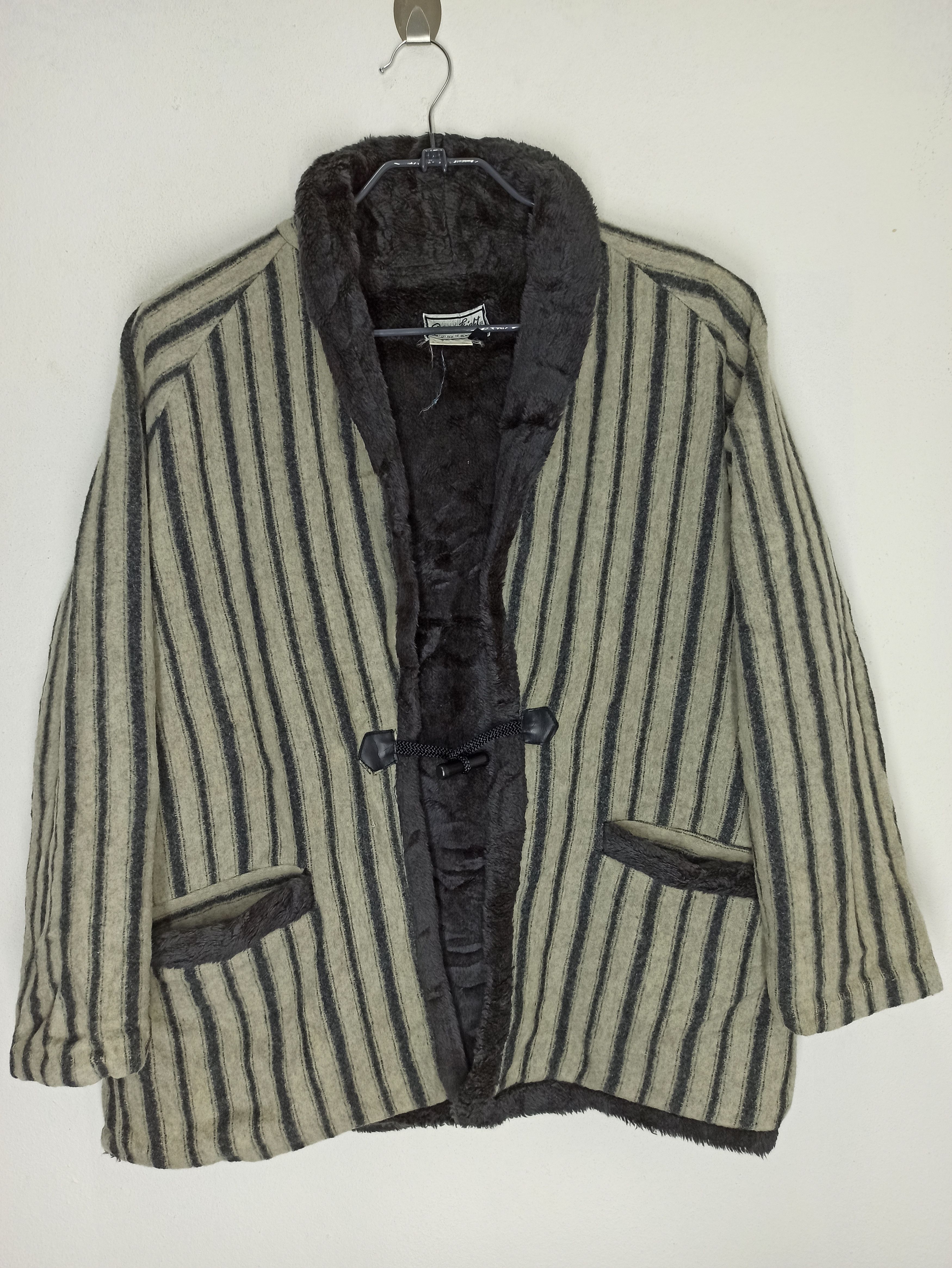 Other Stripe Kimono Cardigan by Custom Eight Made in Japan Size US M / EU 48-50 / 2 - 1 Thumbnail