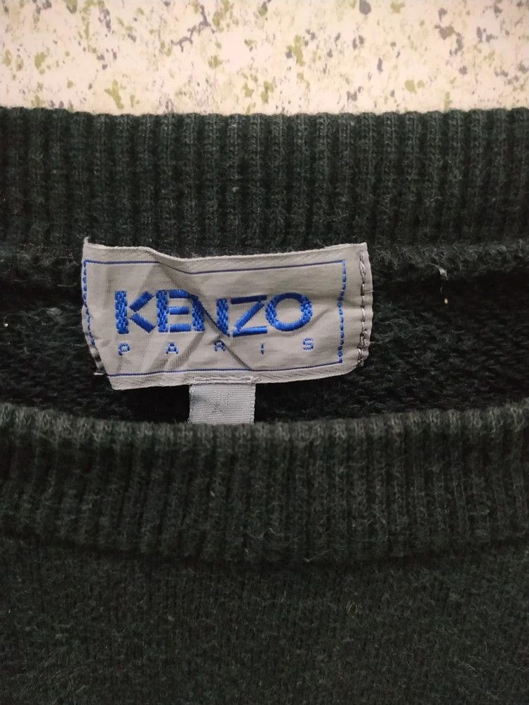 Kenzo × Vintage Kenzo Paris Vintage Sweatshirt Flower Spellout Big Logo Size US M / EU 48-50 / 2 - 2 Thumbnail