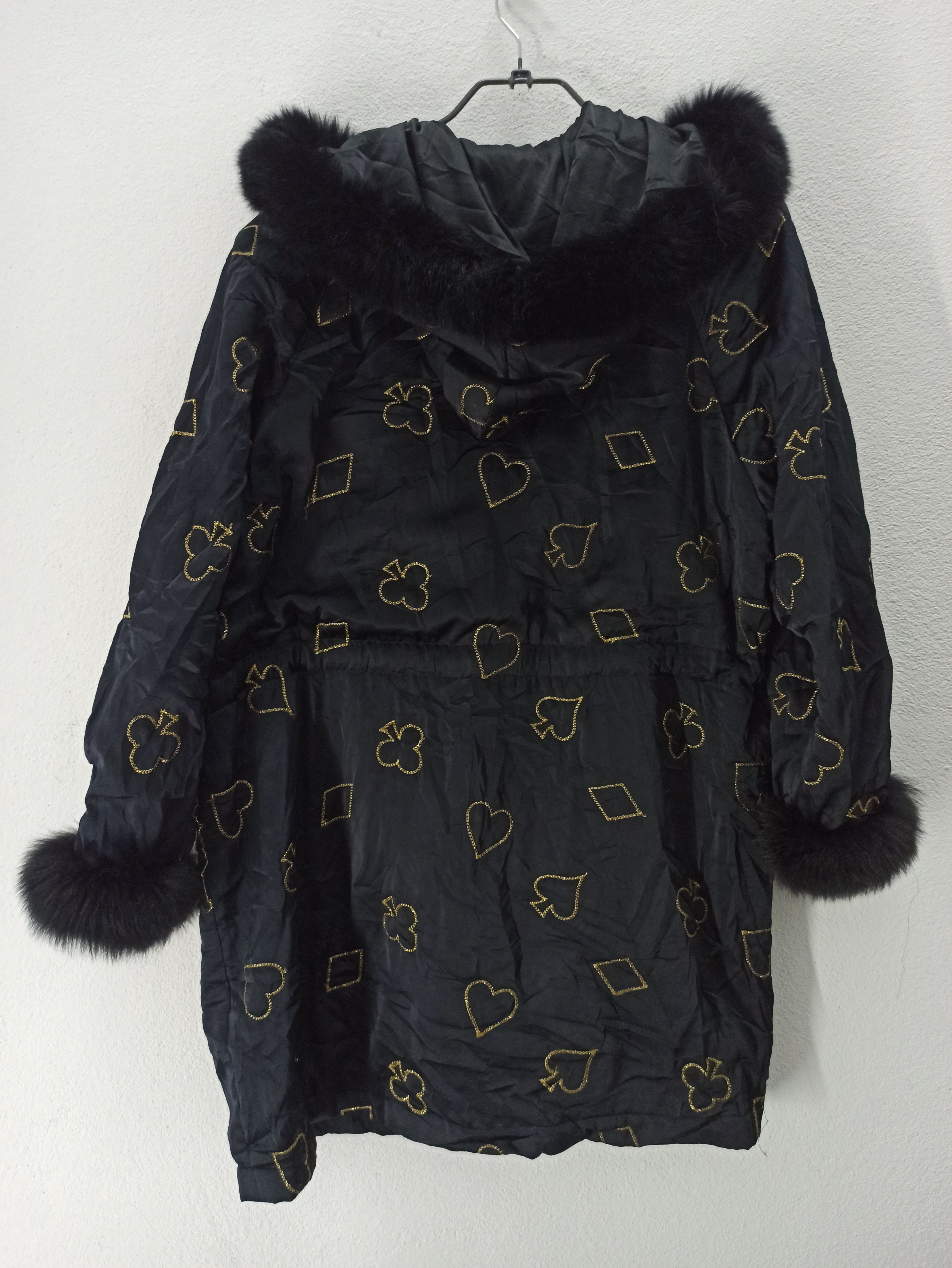Givenchy Givenchy Glamour Fur Hood Jacket Embroided Card Symbol Size US L / EU 52-54 / 3 - 5 Thumbnail