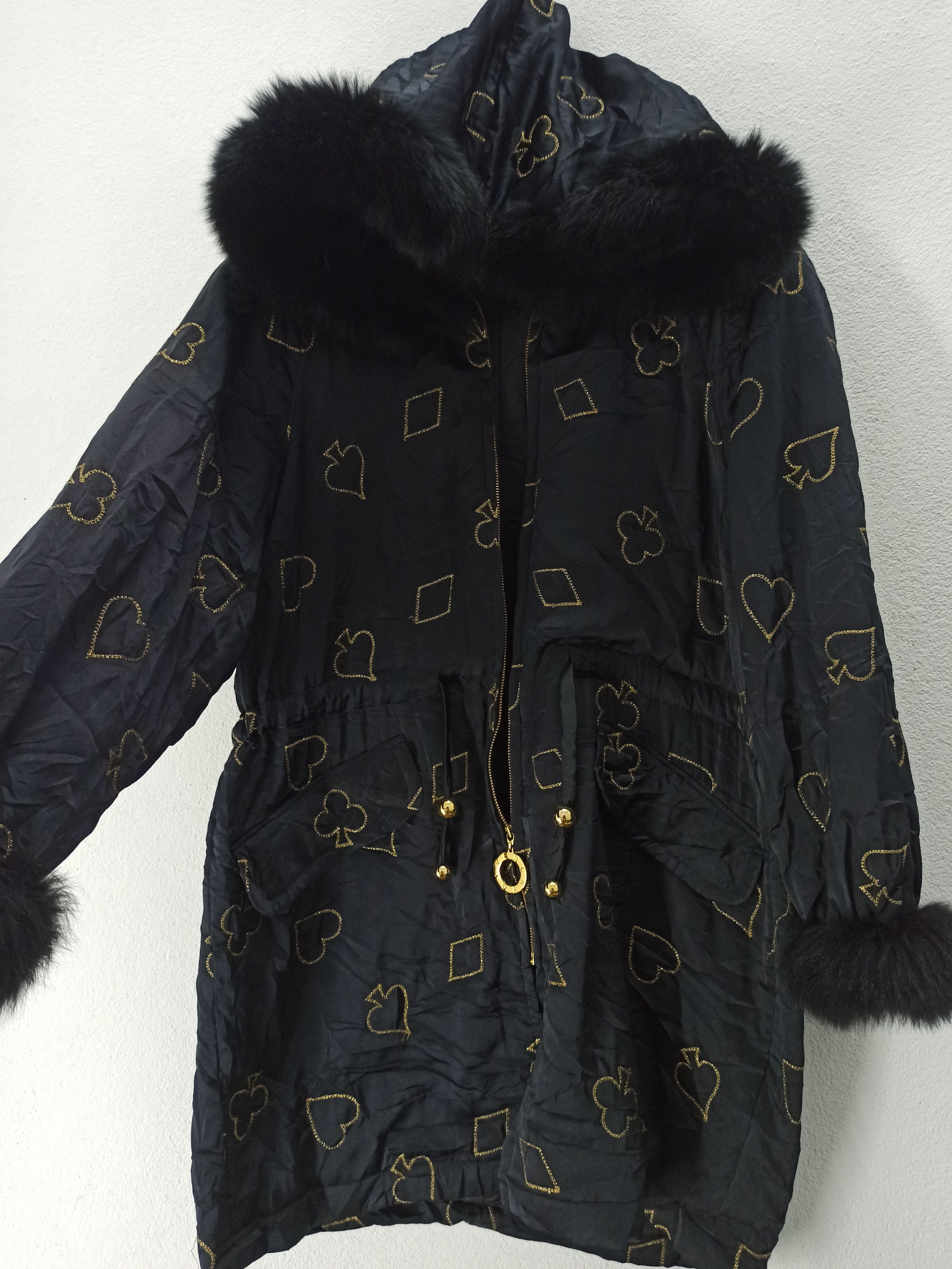 Givenchy Givenchy Glamour Fur Hood Jacket Embroided Card Symbol Size US L / EU 52-54 / 3 - 4 Thumbnail