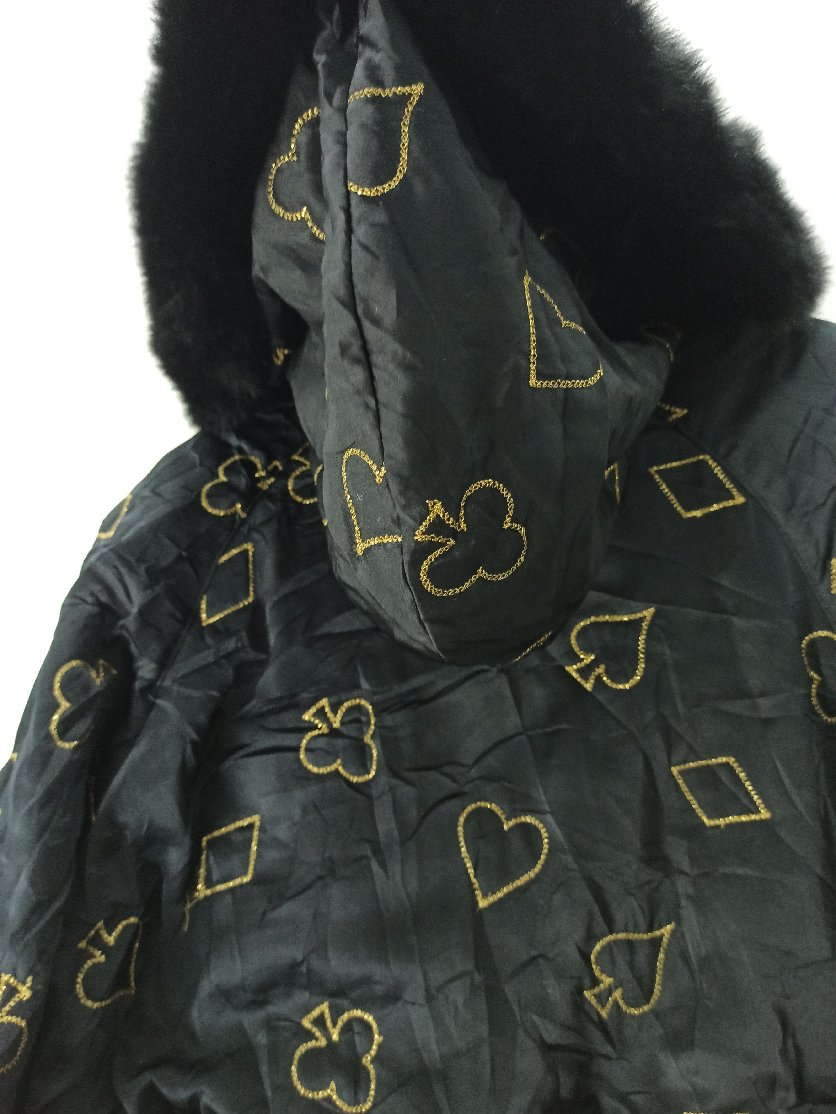 Givenchy Givenchy Glamour Fur Hood Jacket Embroided Card Symbol Size US L / EU 52-54 / 3 - 11 Thumbnail