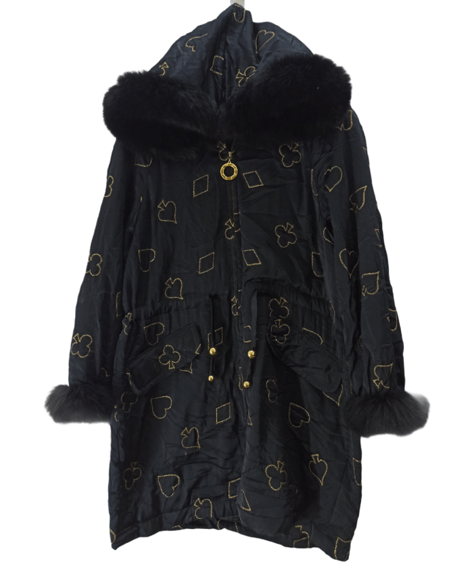 Givenchy Givenchy Glamour Fur Hood Jacket Embroided Card Symbol Size US L / EU 52-54 / 3 - 1 Thumbnail