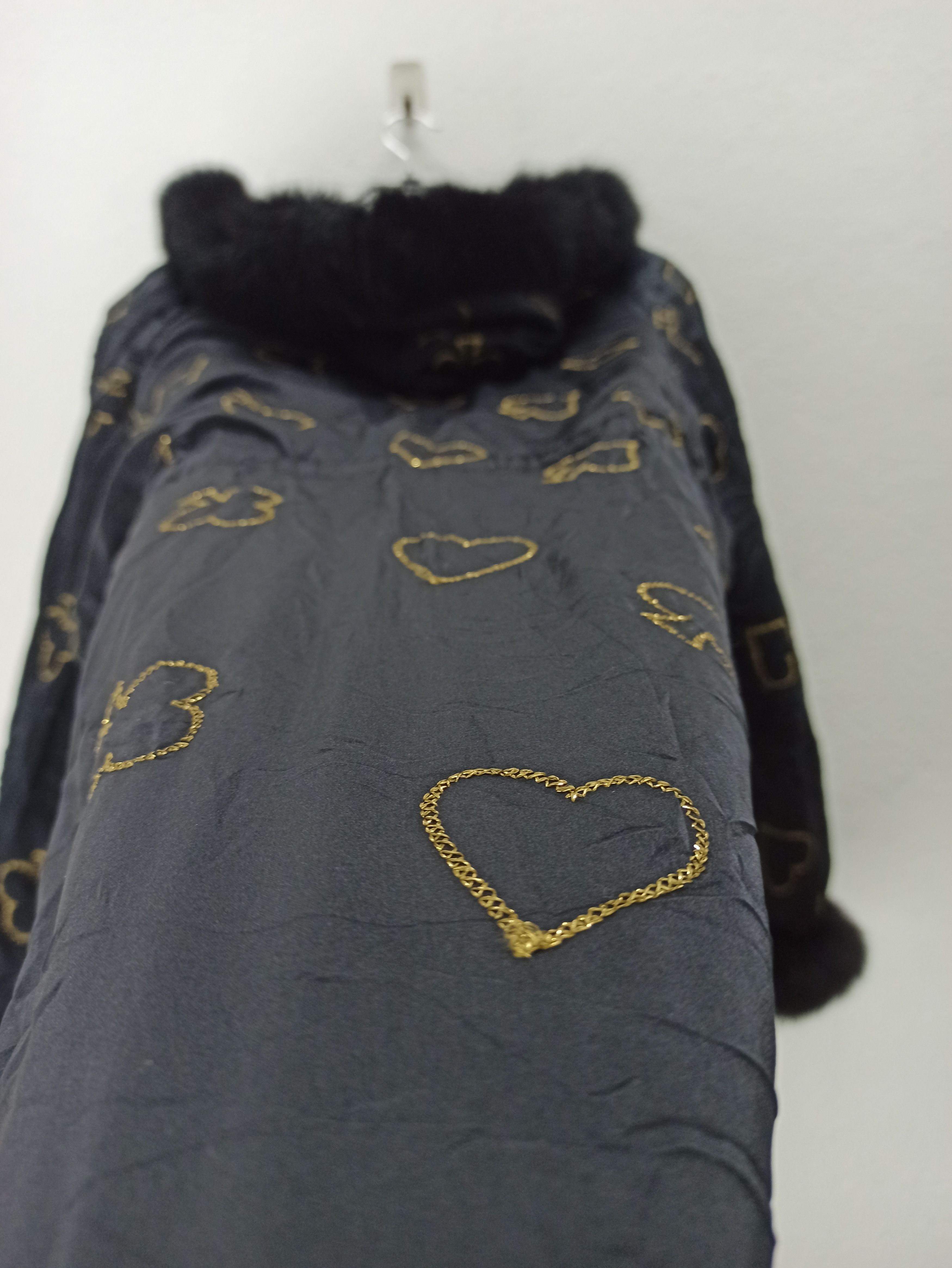 Givenchy Givenchy Glamour Fur Hood Jacket Embroided Card Symbol Size US L / EU 52-54 / 3 - 12 Thumbnail
