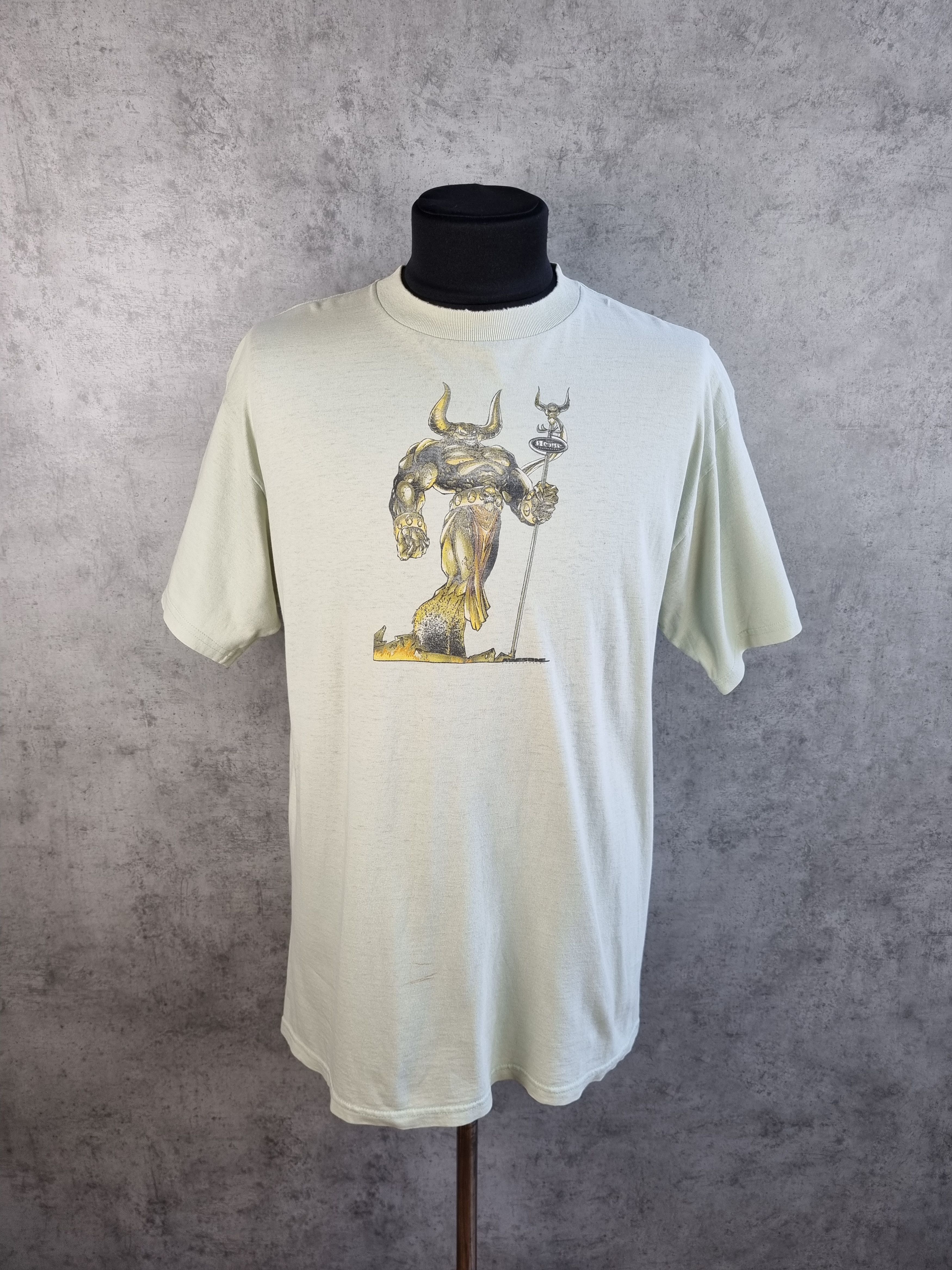 image of 90's Acme Awesome Skateboarding Lord Chapel Image Vintage in Vintage Wash, Men's (Size Large)