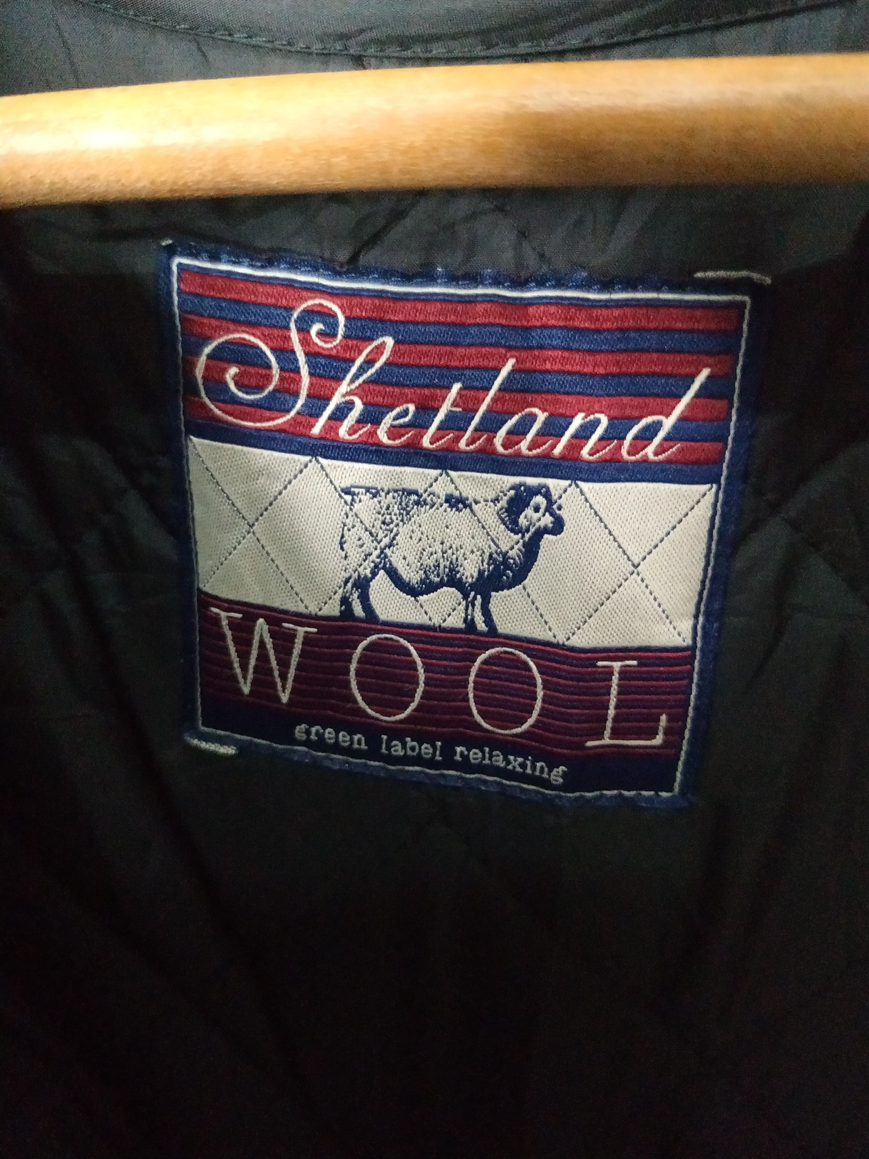 Japanese Brand Shetland Wool Quilted Shawl Collar Jacket Size US S / EU 44-46 / 1 - 7 Thumbnail