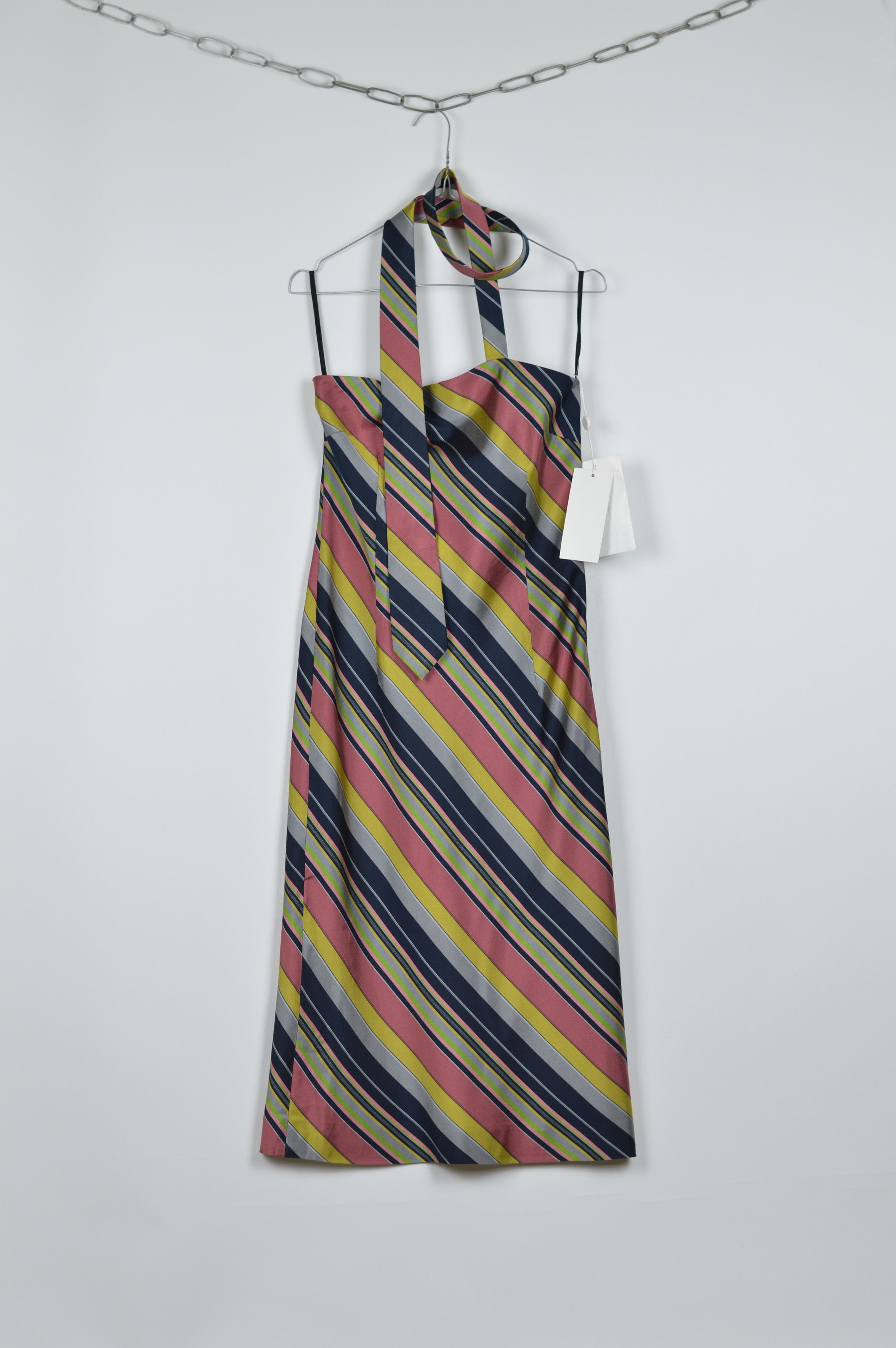image of Maison Margiela NWT Maison Martin Margiela Striped Dress With Tie, Women's (Size Medium)