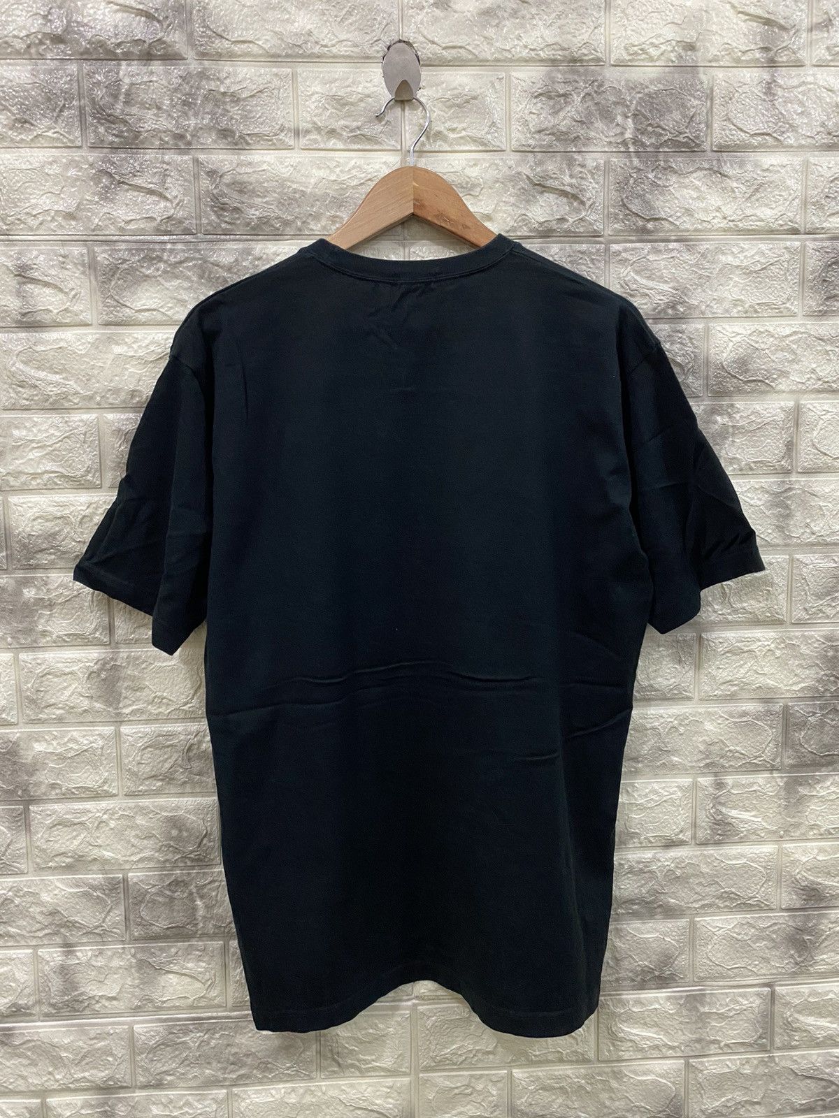 Hiroko Koshino Homme × Vintage Hiroko Koshino Homme Big Logo Black T Shirts Size US L / EU 52-54 / 3 - 2 Thumbnail