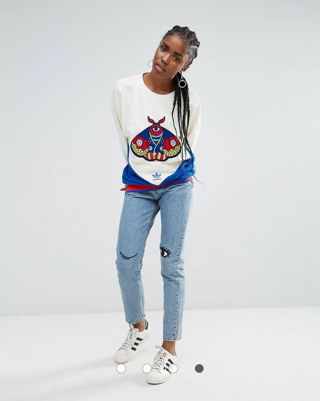 Adidas embellished arts sweatshirt best sale