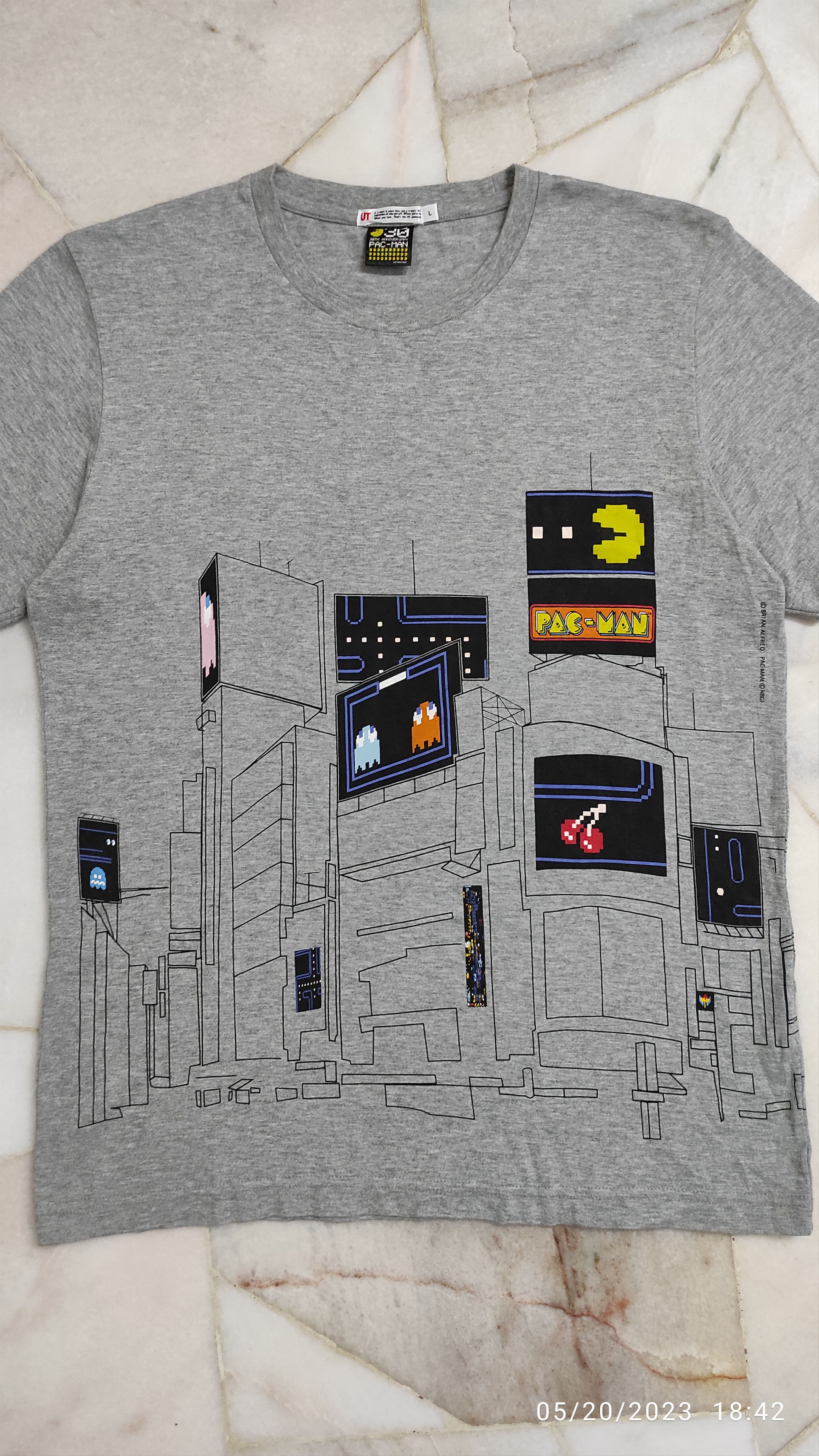 Other 30th Anniversary PAC-MAN BRIAN ALFRED CAPSULE COLLECTION TEE Size US L / EU 52-54 / 3 - 12 Thumbnail