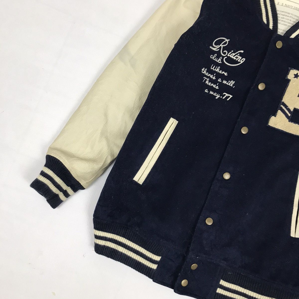 Japanese Brand × Vintage Vintage Japanese Brand Varsity Jacket Size US M / EU 48-50 / 2 - 2 Thumbnail