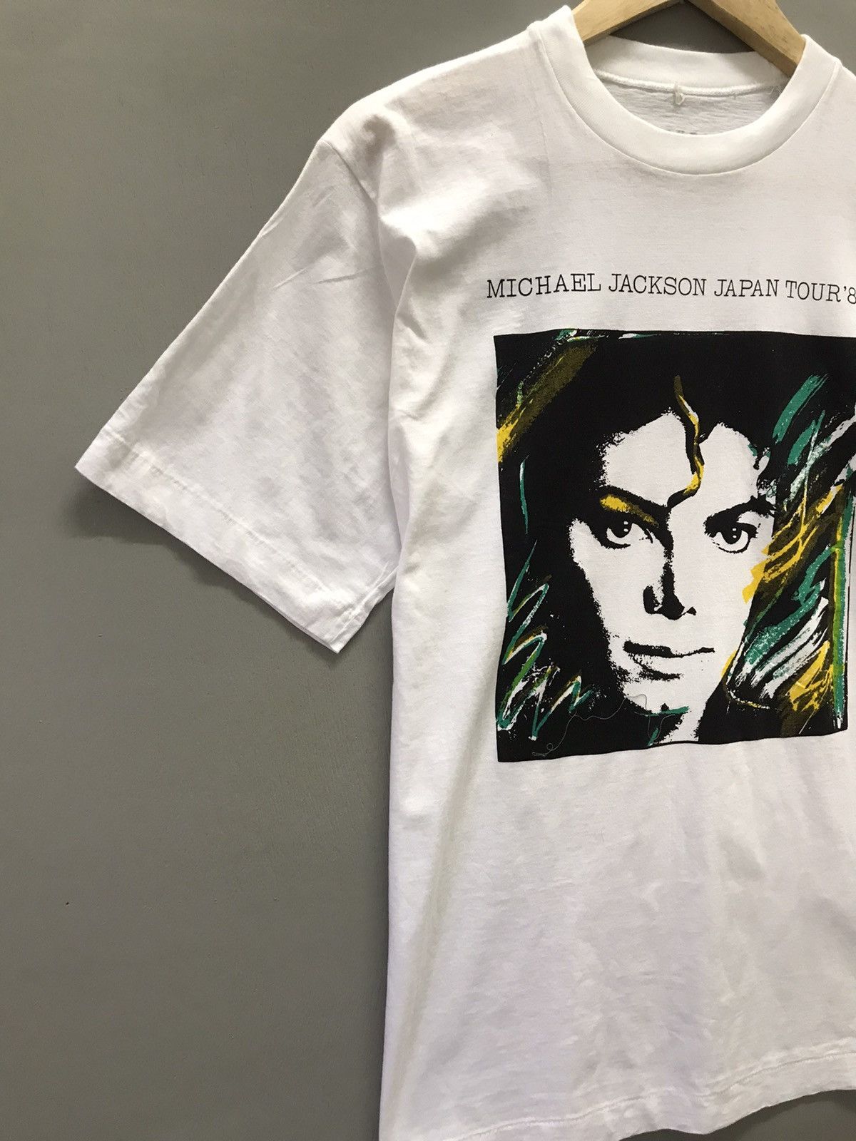 Band Tees 80's Michael Jackson Japan Tour 1987 Tees Size US S / EU 44-46 / 1 - 2 Thumbnail
