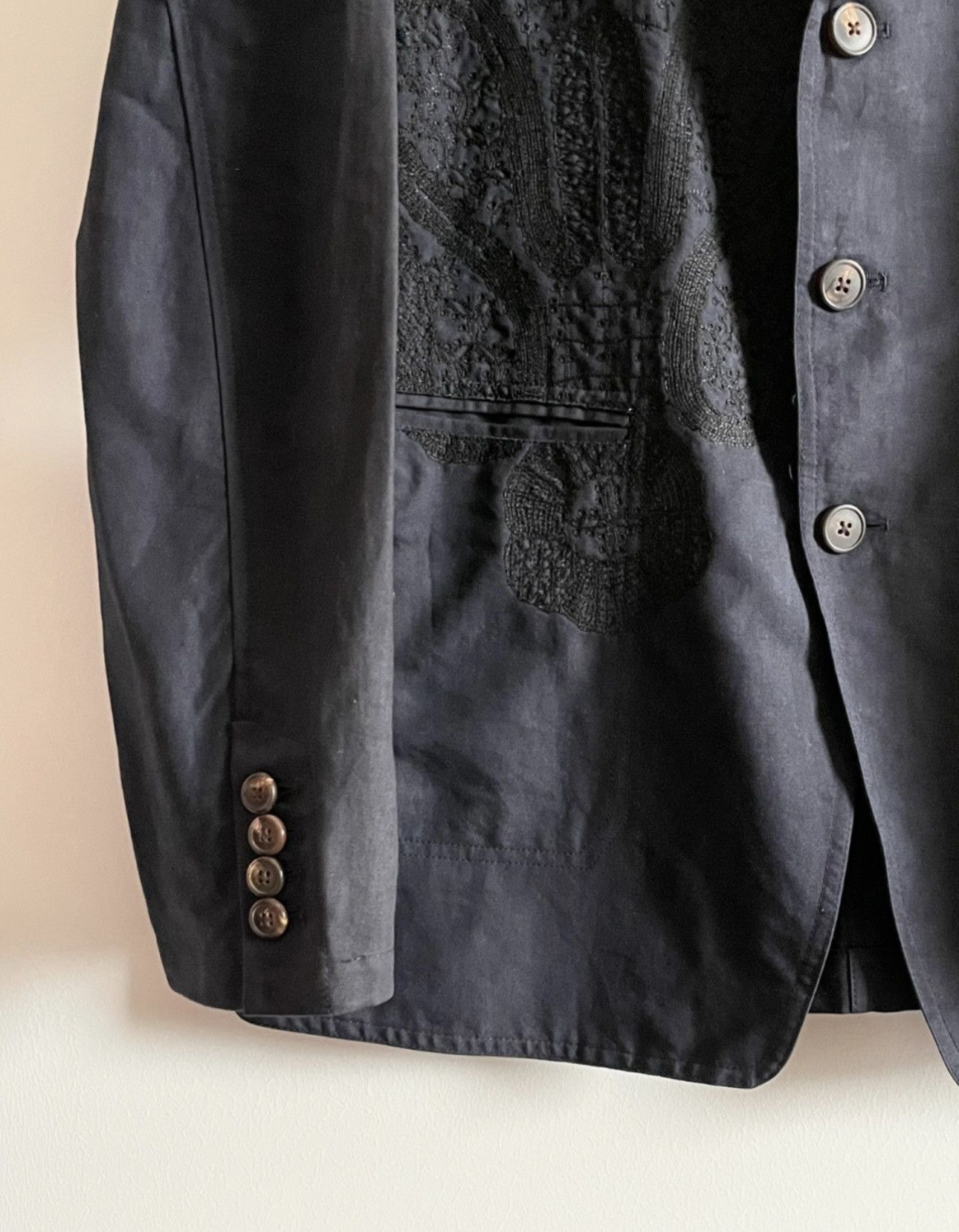 Dries Van Noten Dires van Noten runway embroidery suit jacket Size 46R - 6 Thumbnail