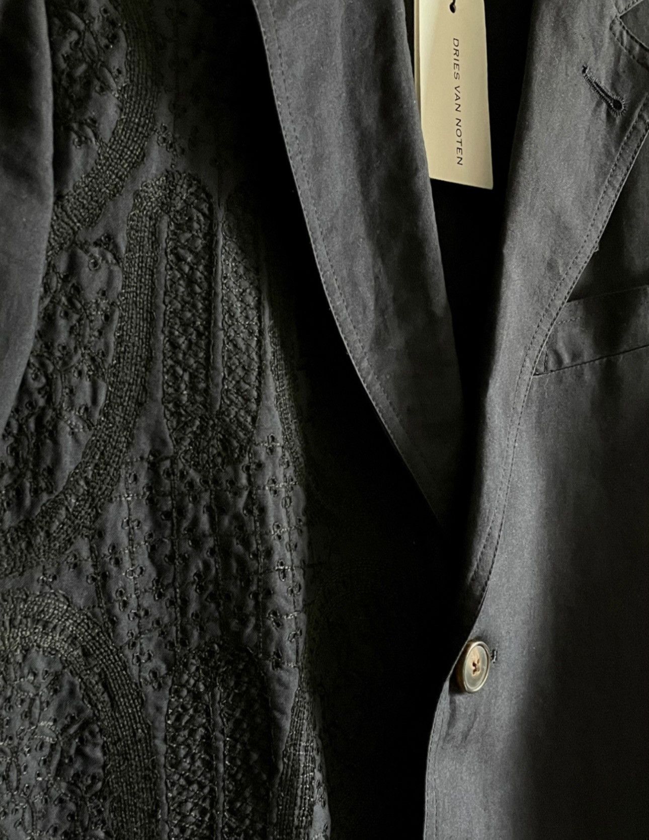 Dries Van Noten Dires van Noten runway embroidery suit jacket Size 46R - 4 Thumbnail