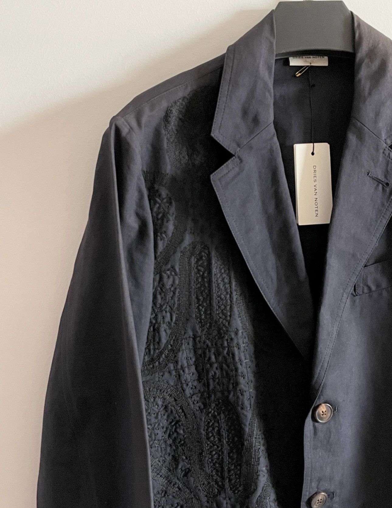 Dries Van Noten Dires van Noten runway embroidery suit jacket Size 46R - 1 Thumbnail
