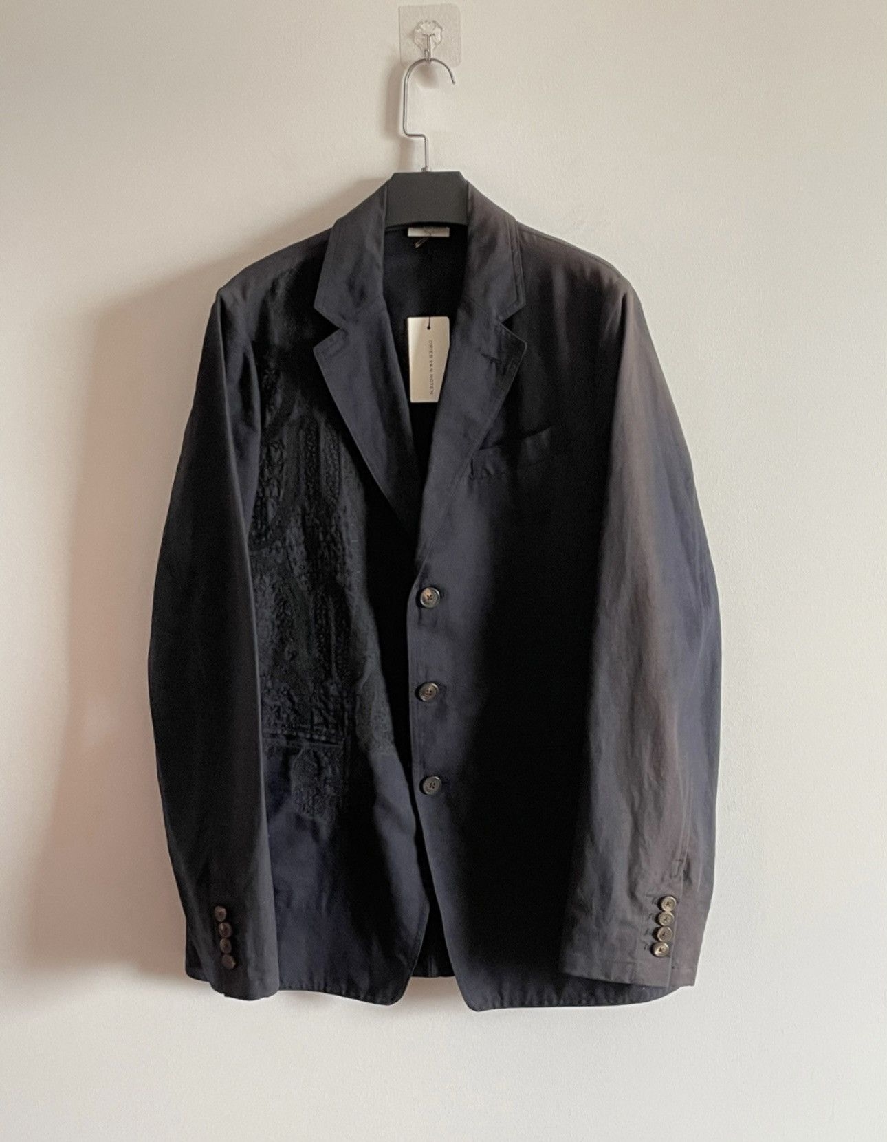 Dries Van Noten Dires van Noten runway embroidery suit jacket Size 46R - 2 Thumbnail