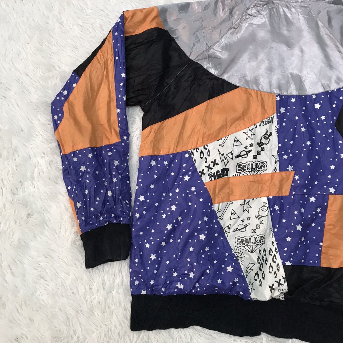 Japanese Brand SCOLAR OVERPRINT SWEATSHIRT REVERSIBLE ZIPPER HOODIE Size US S / EU 44-46 / 1 - 21 Thumbnail