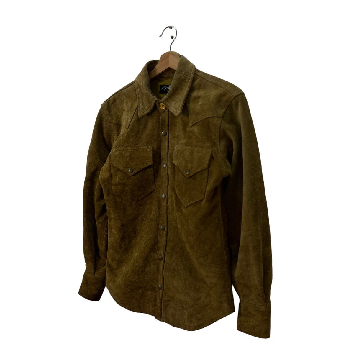 Japanese Brand VINTAGE LEATHER BUTTON JACKET HORN WORKS ISSEY MIYAKE DESIGN Size US M / EU 48-50 / 2 - 4 Thumbnail