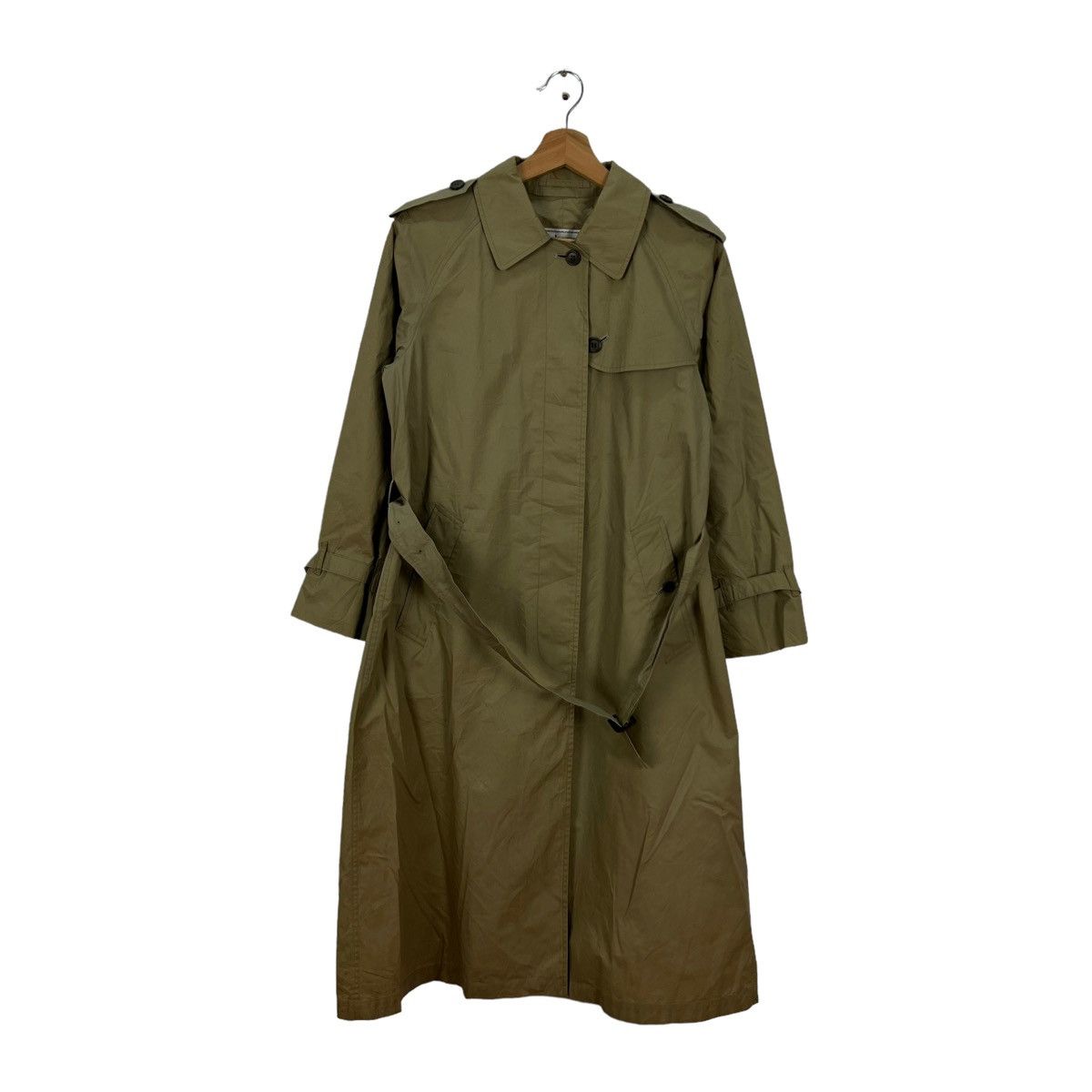 Burberry VINTAGE BURBERRY TRENCH COAT LONG JACKET PARACHUTE DESIGN Size M / US 6-8 / IT 42-44 - 1 Thumbnail