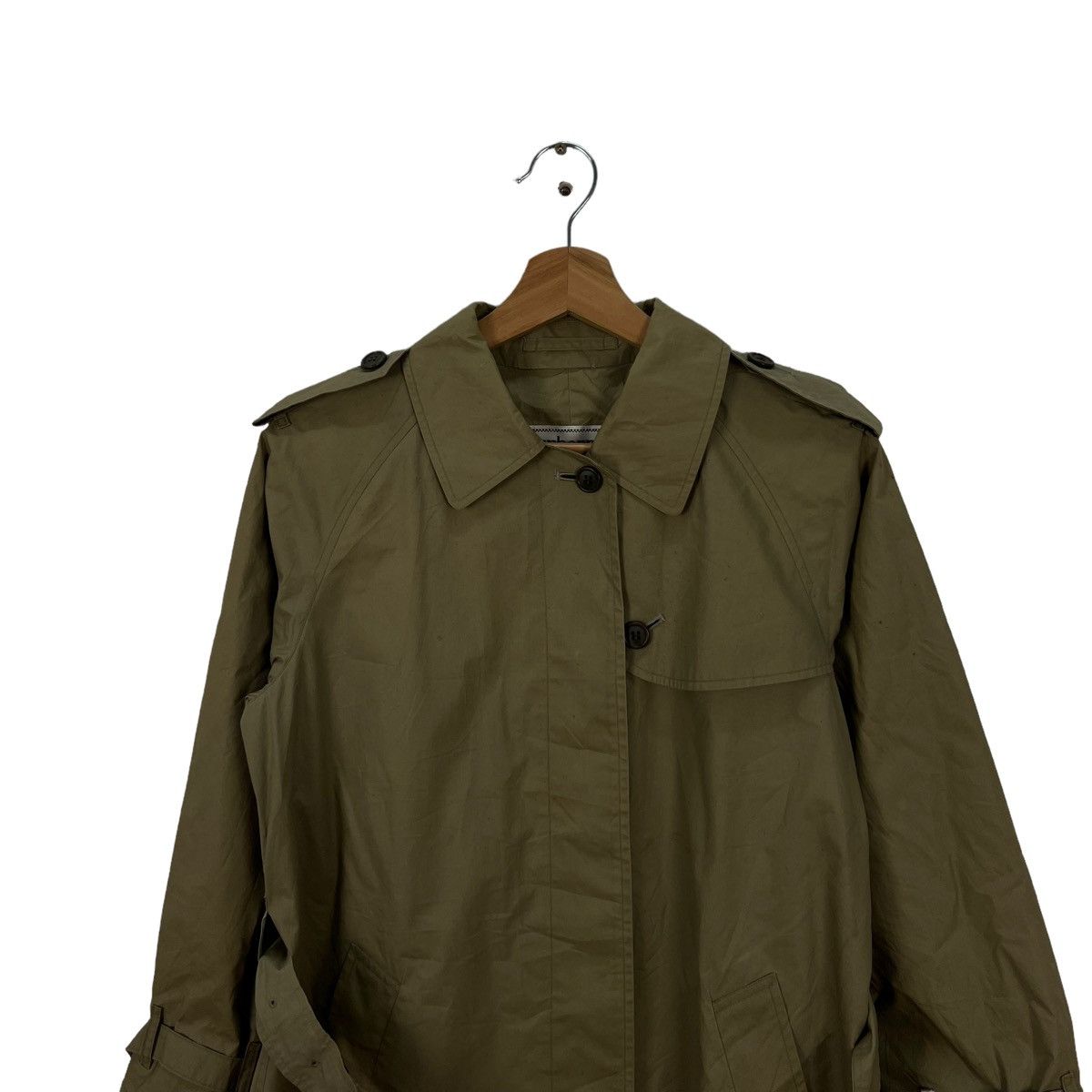 Burberry VINTAGE BURBERRY TRENCH COAT LONG JACKET PARACHUTE DESIGN Size M / US 6-8 / IT 42-44 - 6 Thumbnail