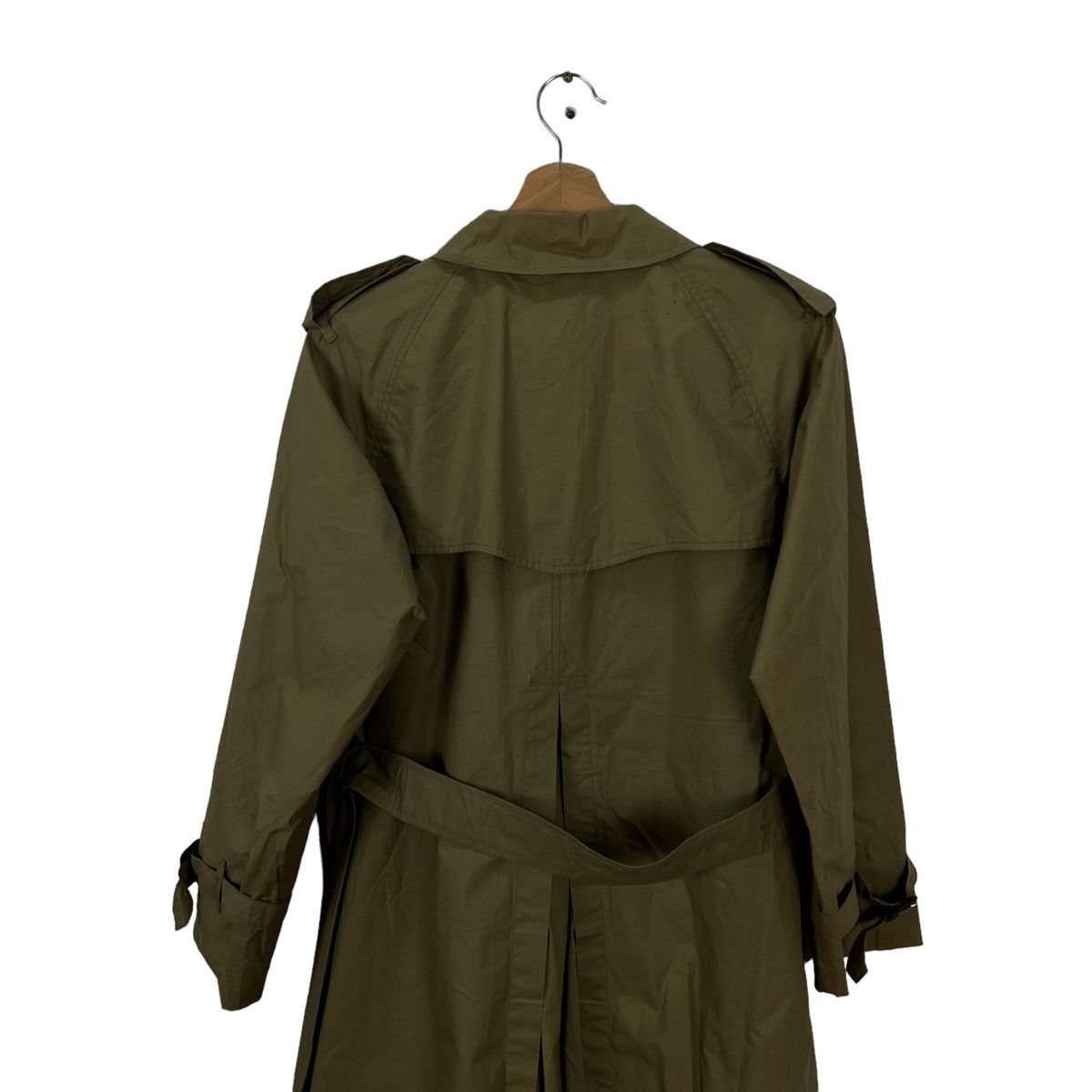 Burberry VINTAGE BURBERRY TRENCH COAT LONG JACKET PARACHUTE DESIGN Size M / US 6-8 / IT 42-44 - 9 Thumbnail