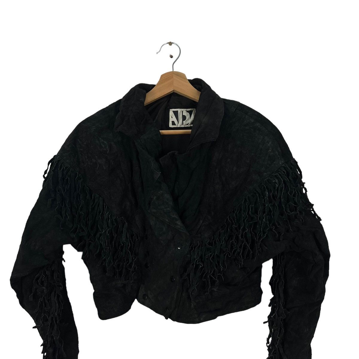 Japanese Brand VINTAGE ADA JAPAN BONDAGE PARACHUTE GENUINE LEATHER JACKET Size US M / EU 48-50 / 2 - 1 Thumbnail