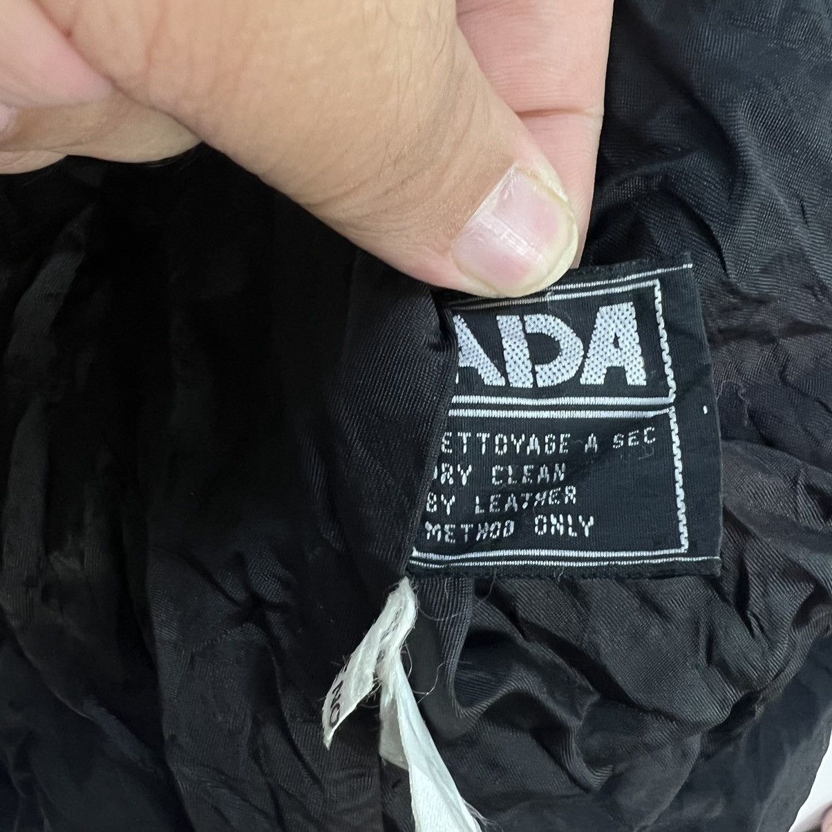 Japanese Brand VINTAGE ADA JAPAN BONDAGE PARACHUTE GENUINE LEATHER JACKET Size US M / EU 48-50 / 2 - 14 Thumbnail