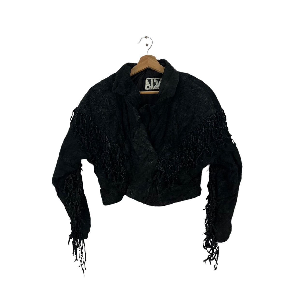 Japanese Brand VINTAGE ADA JAPAN BONDAGE PARACHUTE GENUINE LEATHER JACKET Size US M / EU 48-50 / 2 - 3 Thumbnail